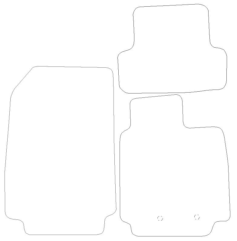 Renault Clio Luxury Mats 2 Clips (SS4422) Halfords UK