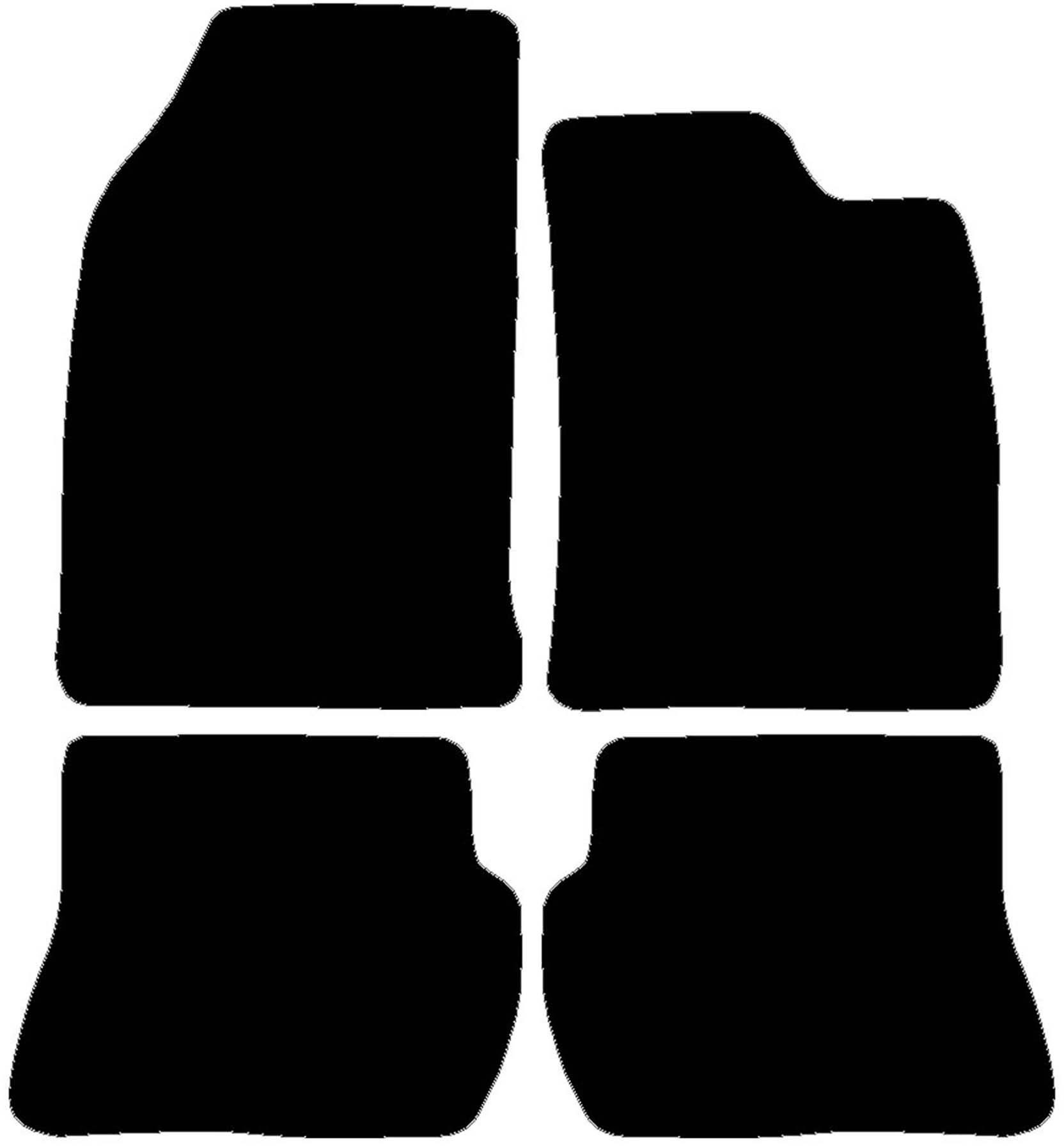 Halfords Ford Fiesta Mk6 Set of 4 Standard Car Mats 0 Clips (EE0259