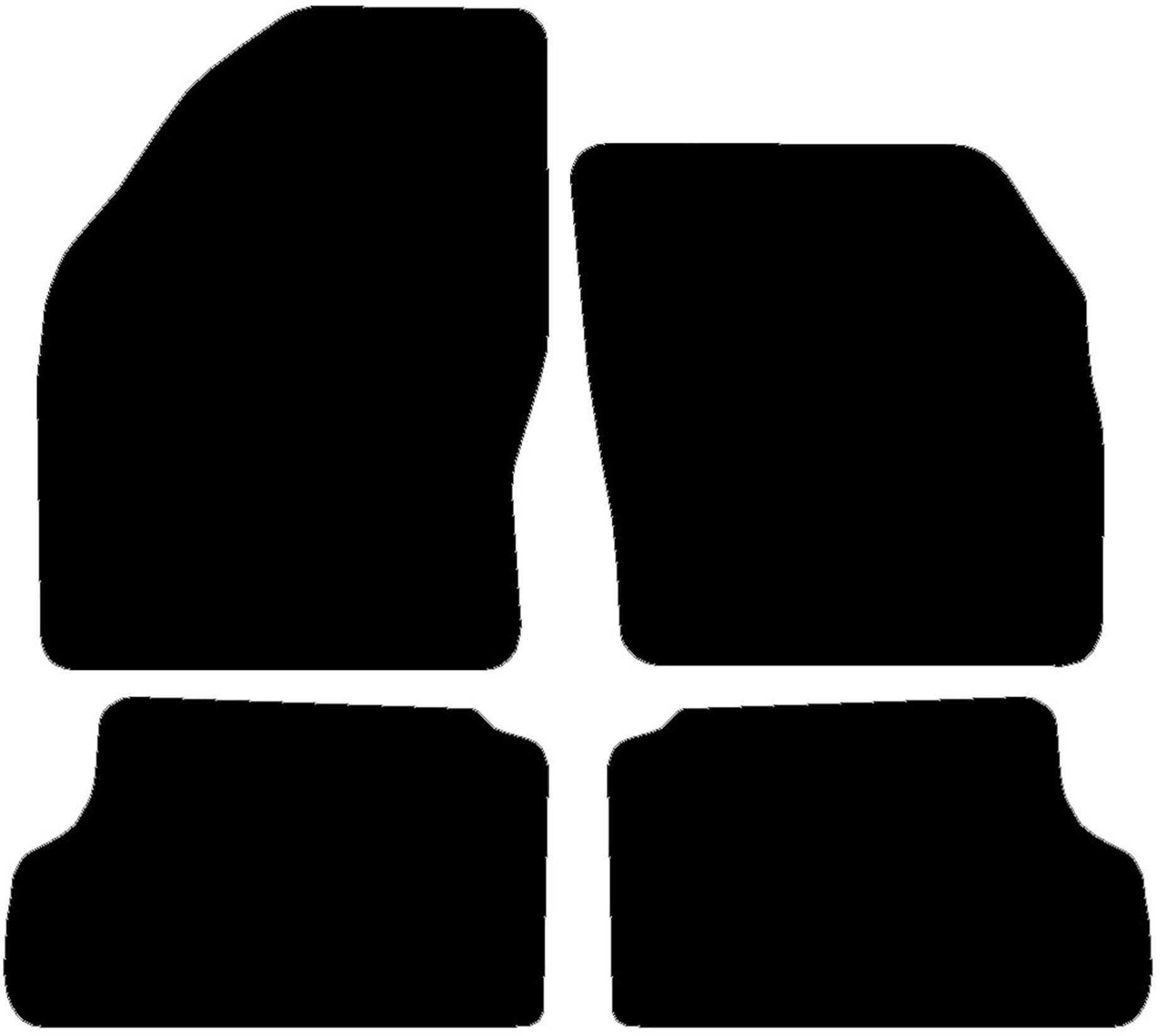 Halfords Ford Focus Set of 4 Standard Car Mats 0 Clips (EE0270