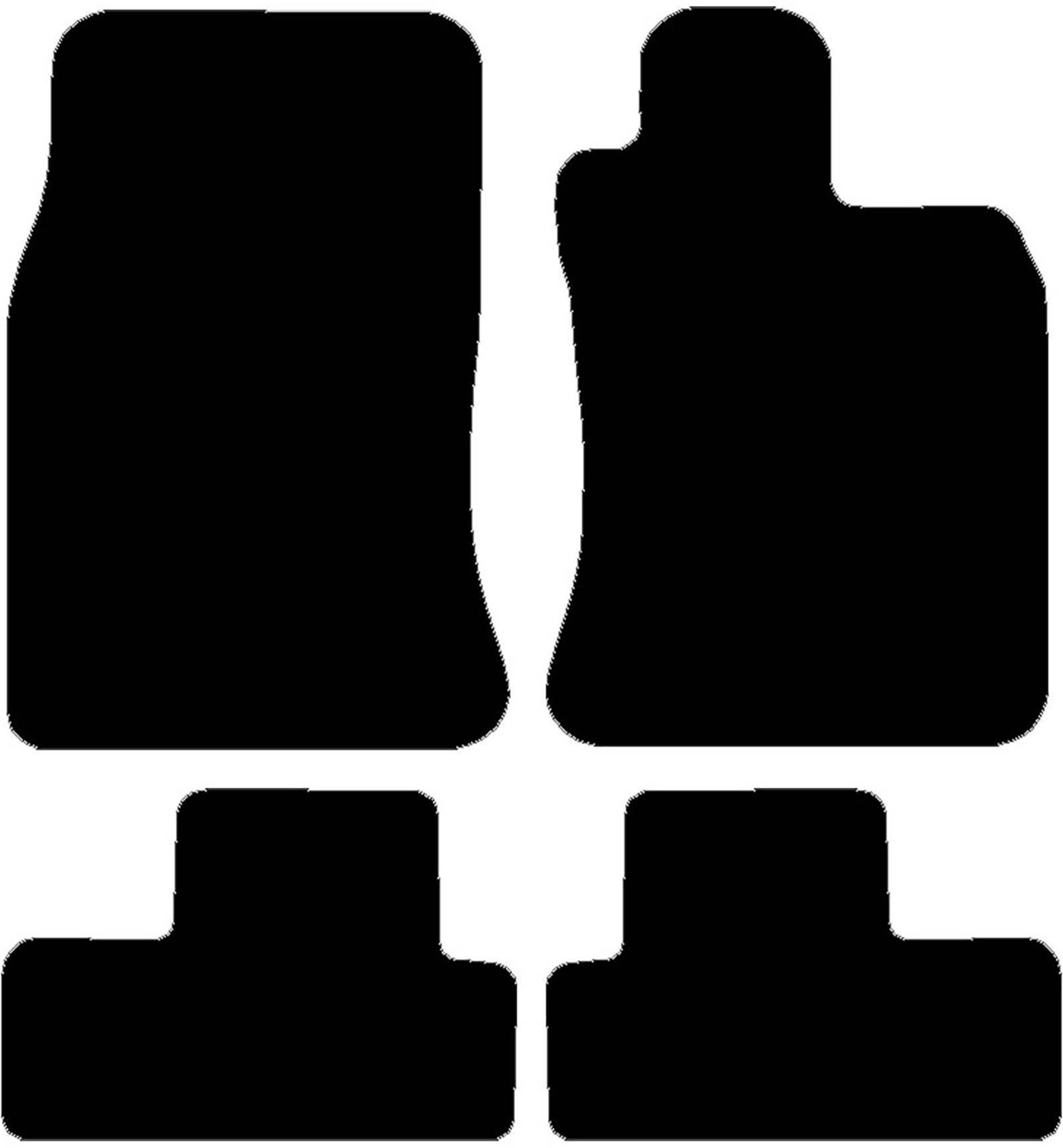 Halfords Mini R50 & R53 Set of 4 Standard Car Mats 0 Clips (EE0614