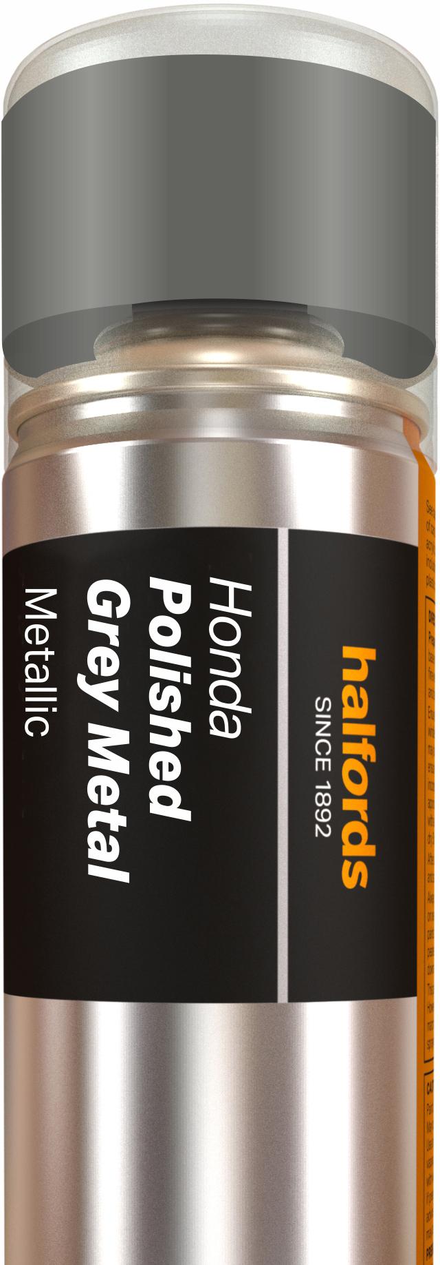 Halfords Honda Polished Grey Metal Car Spray Paint 300ml Halfords UK