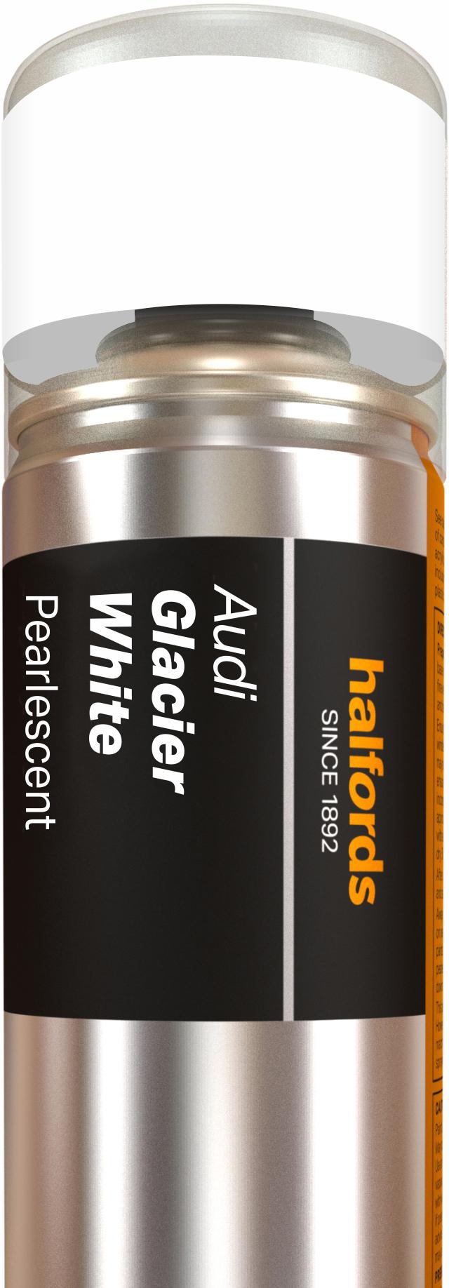 Halfords Audi Glacier White Car Spray Paint 300ml Halfords UK