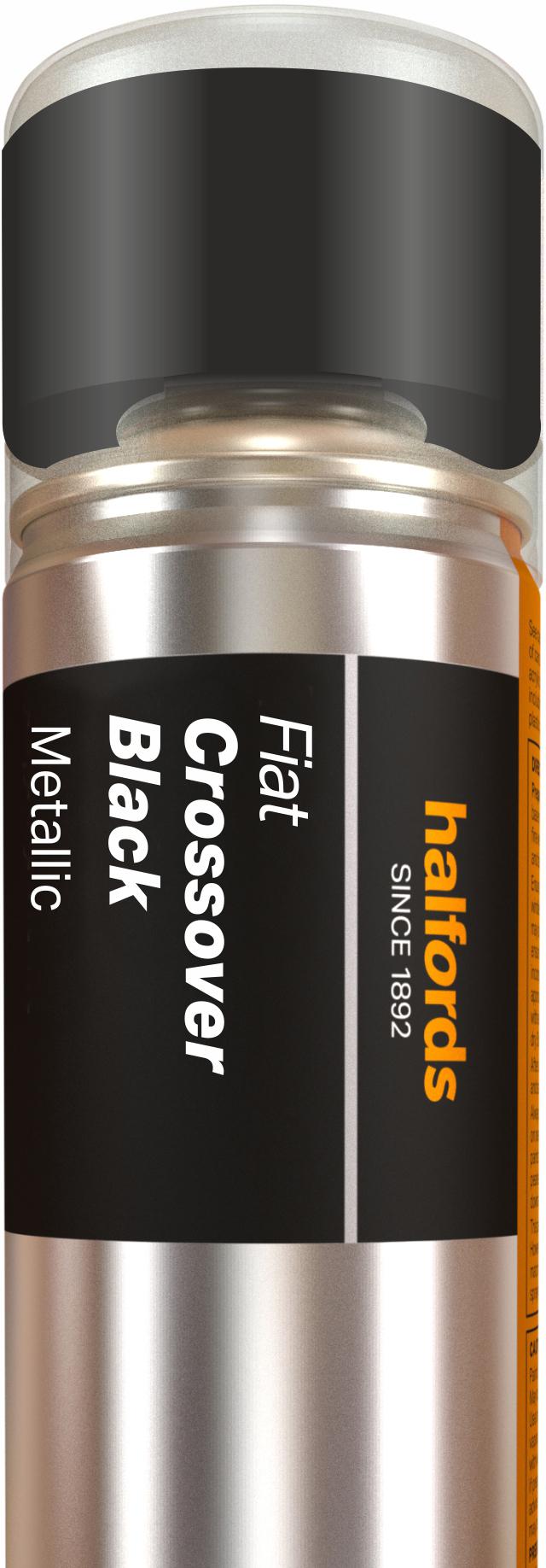 Halfords Fiat Crossover Black Car Spray Paint 300ml Halfords UK