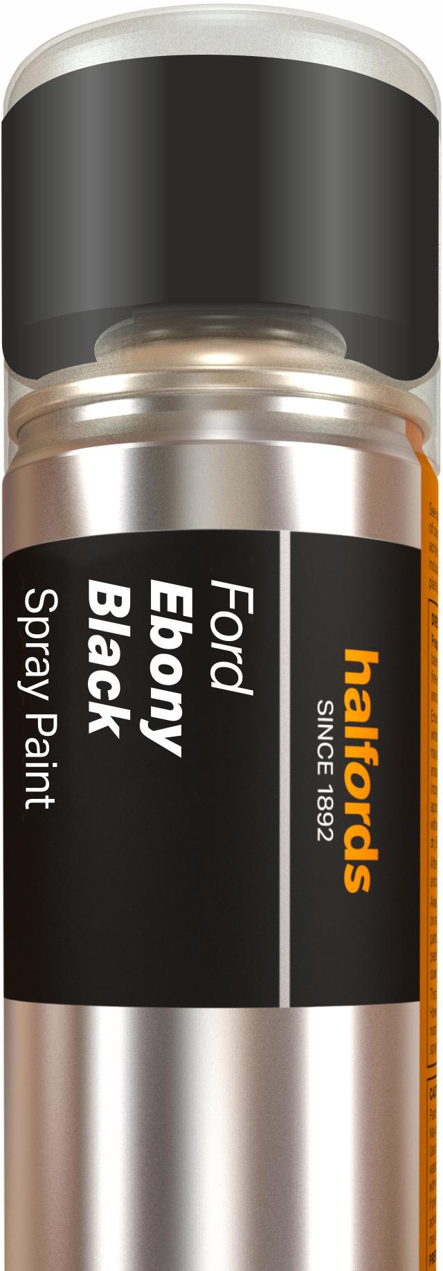 Halfords Ford Ebony Black Car Spray Paint 300ml Halfords UK