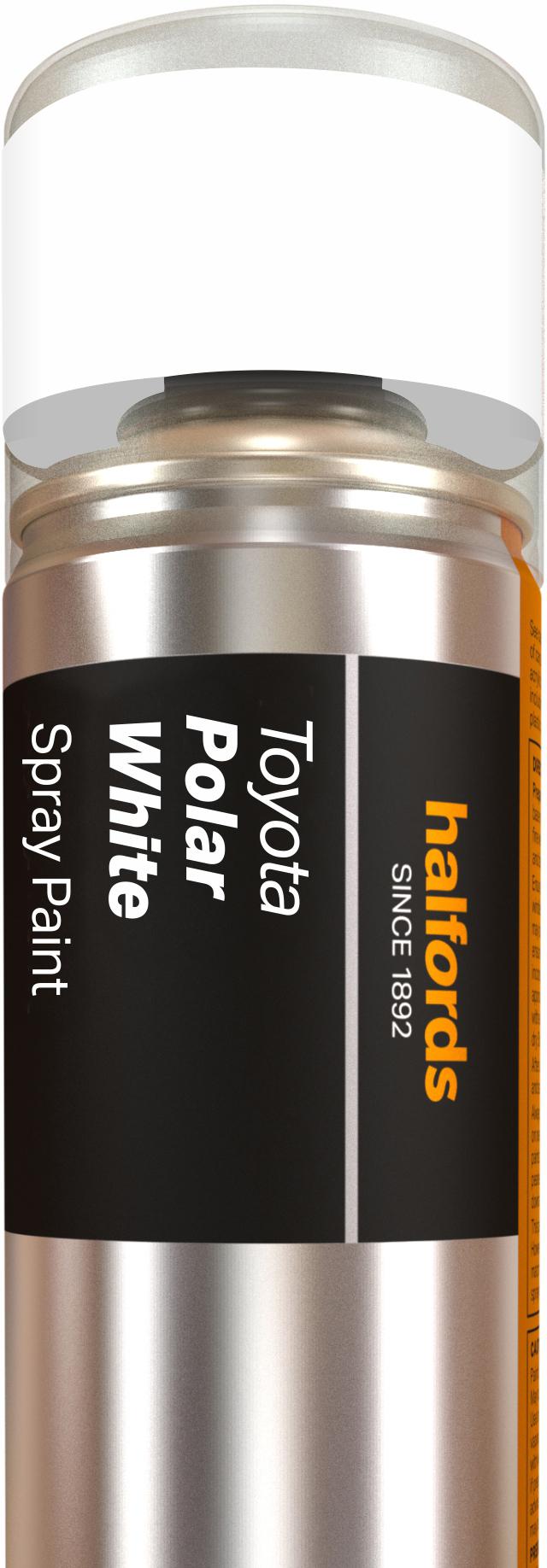 Halfords Toyota Polar White Car Spray Paint 300ml Halfords UK