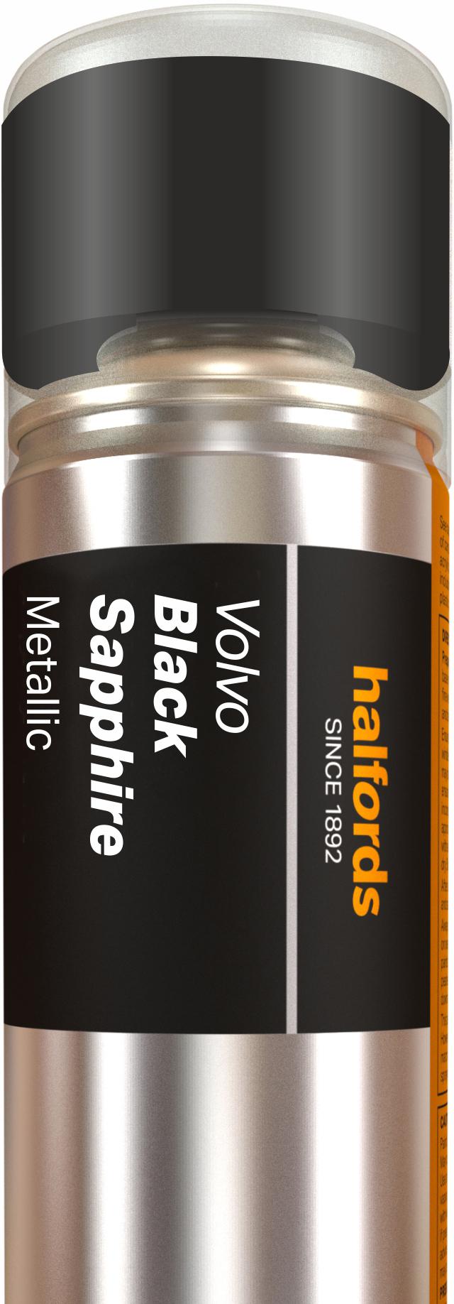 Halfords Volvo Black Sapphire Car Spray Paint 300ml Halfords UK