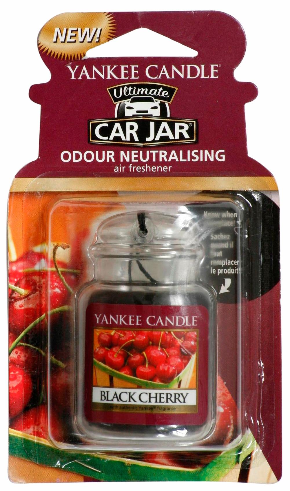 Yankee Candle Car Jar Ultimate Air Freshener in Black Cherry Halfords UK