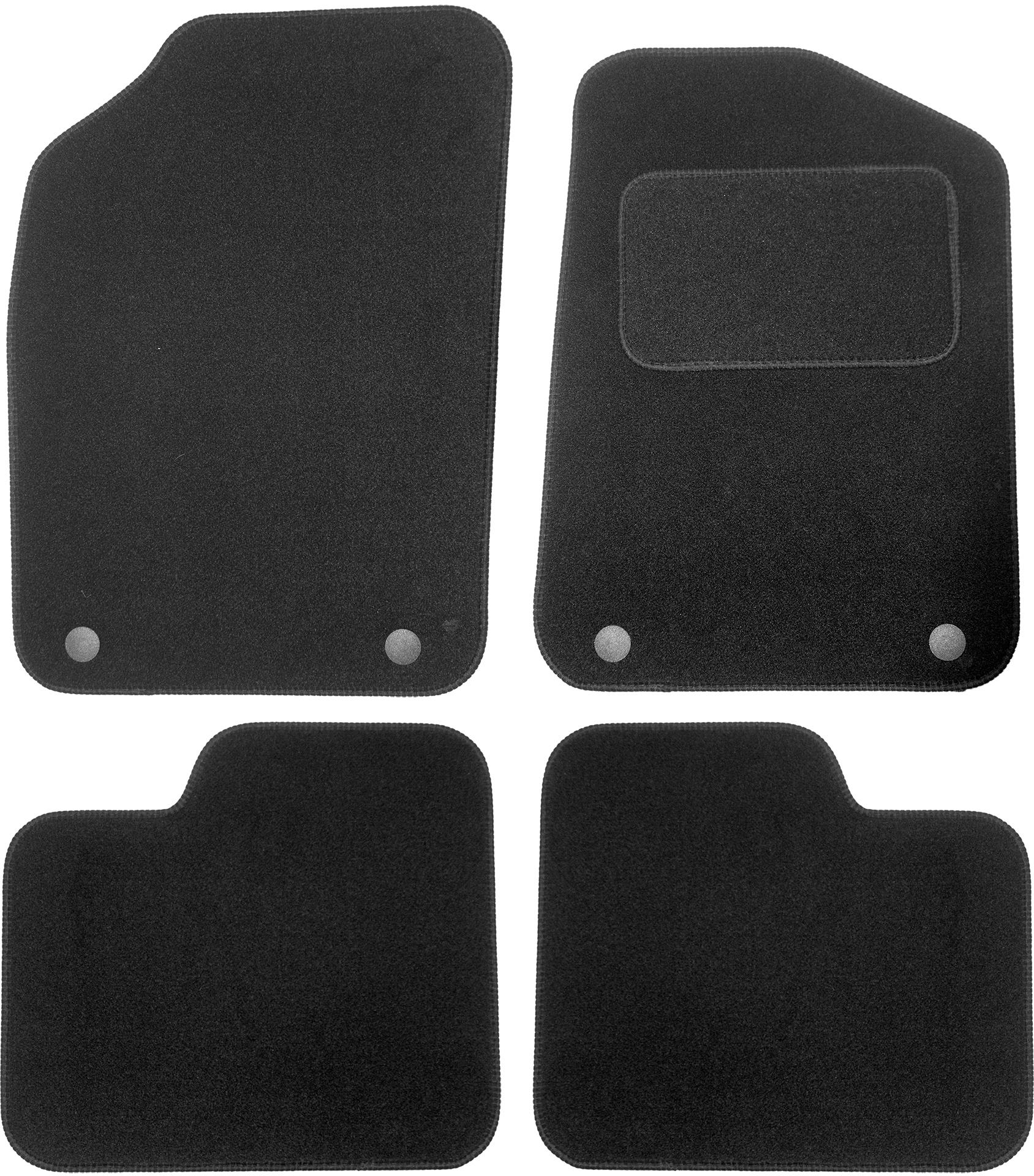Halfords Fiat 500 Luxury Car Mats 4 Clips (WW1623) Halfords UK