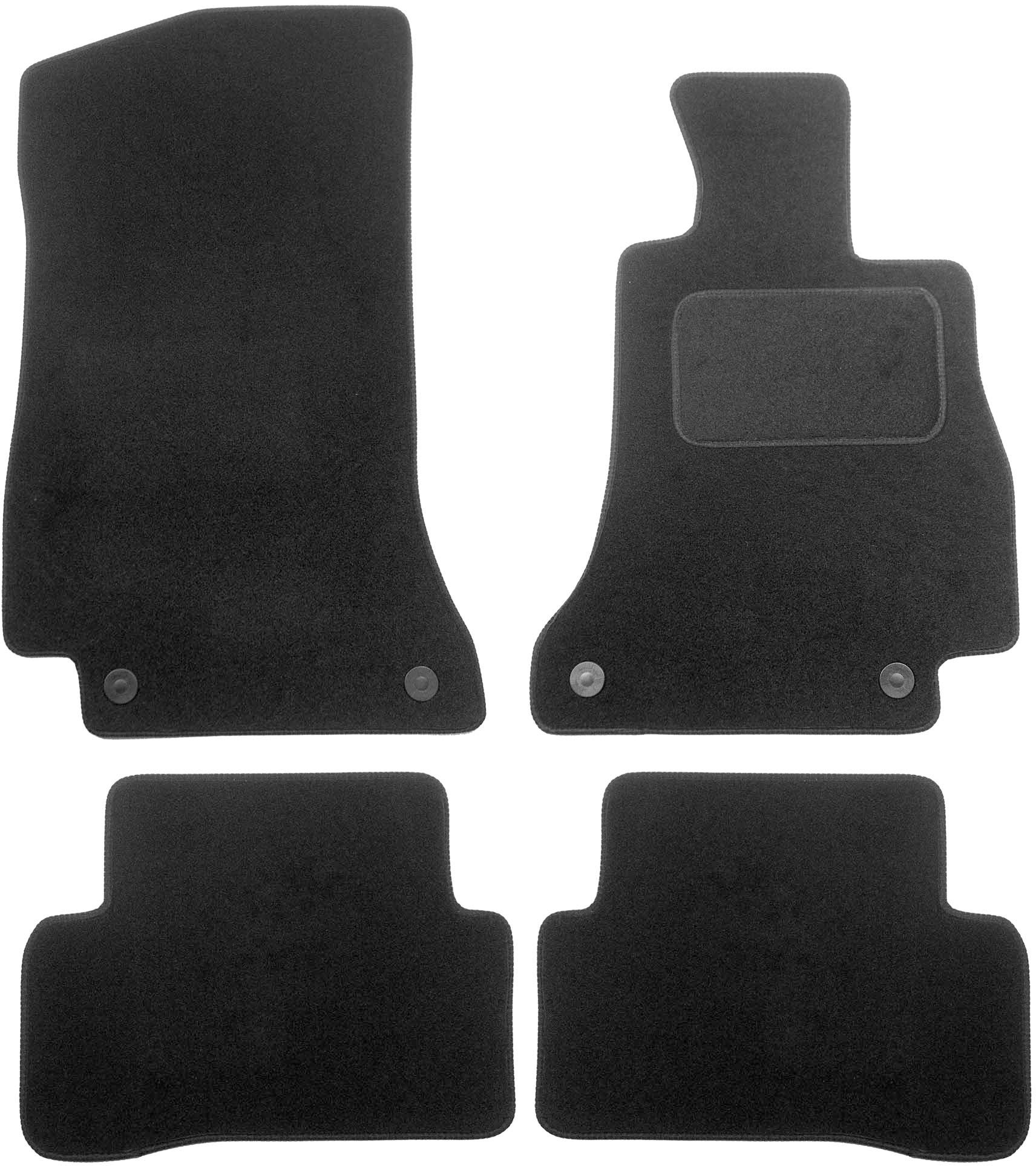 Halfords Mercedes C Class Luxury Car Mats 4 Clips (WW4021) Halfords UK