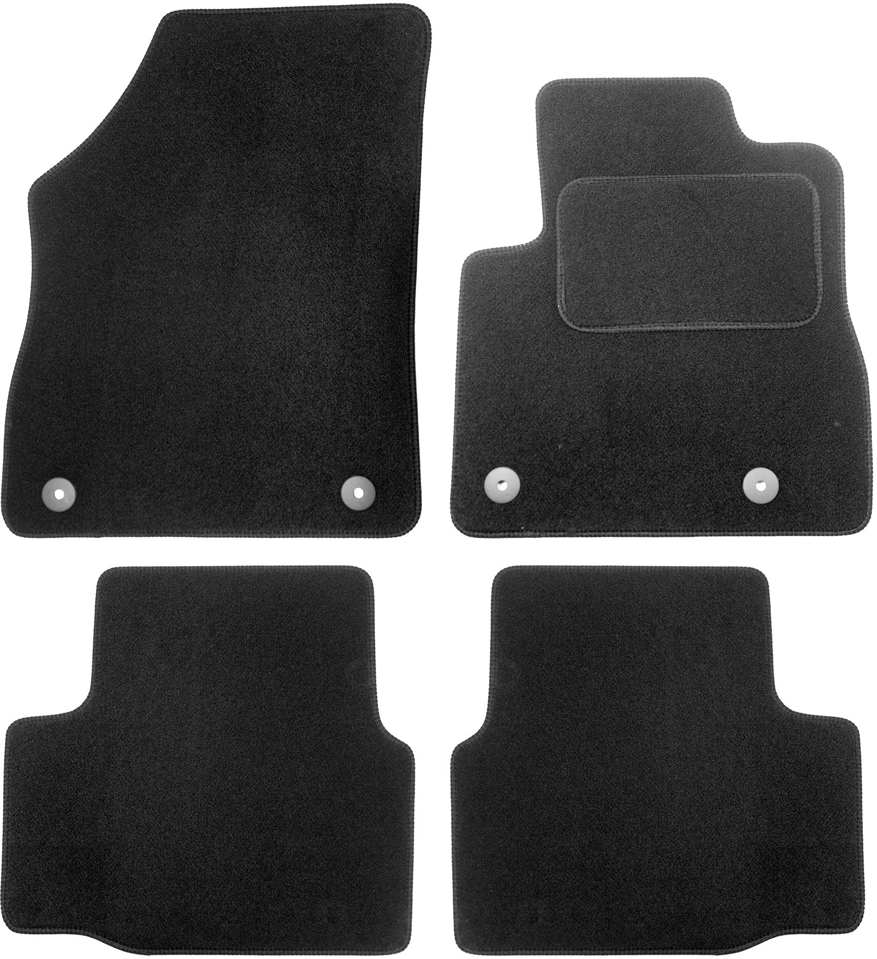 Halfords Vauxhall Astra MK7 Luxury Car Mats 4 Clips (WW4665