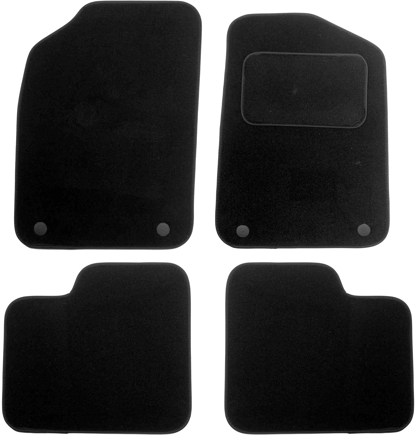 Halfords Fiat 500 Premium Car Mats 4 Clips (WW1624) Halfords UK