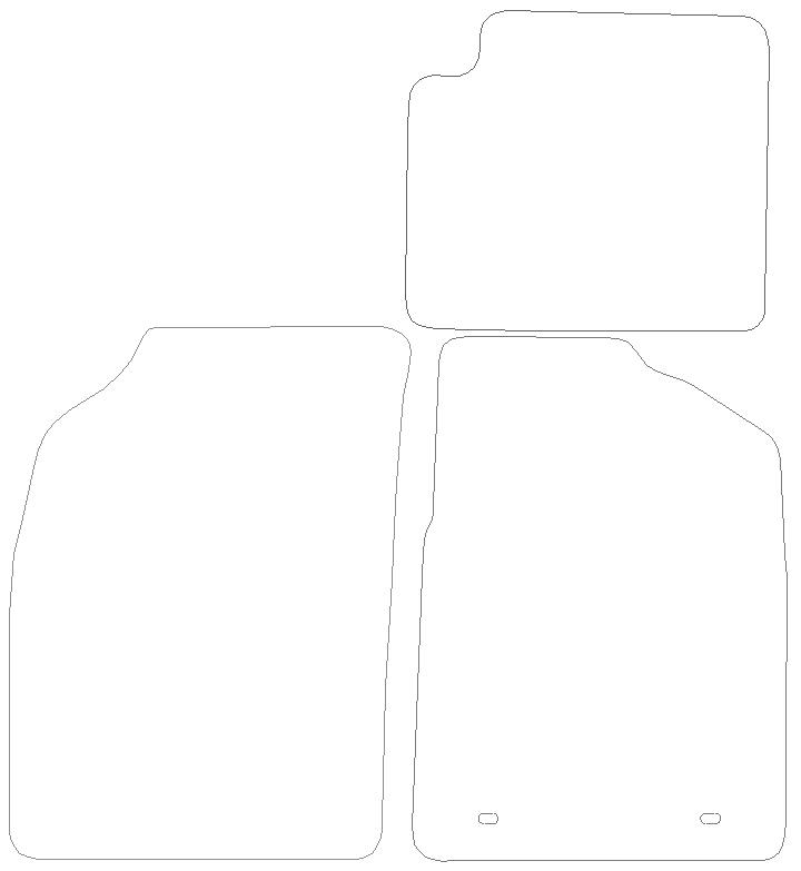 Ford Ka Graphite Luxury Mats 2 Clips (SS7139) Halfords UK