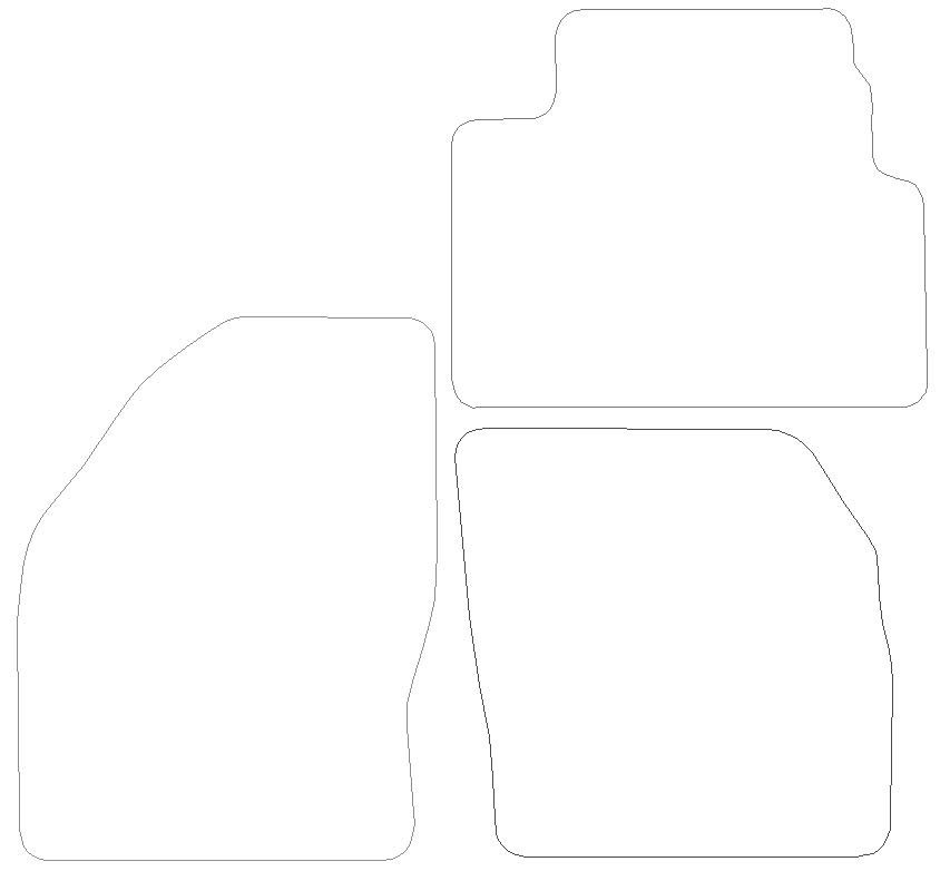 Ford Kuga Graphite Luxury Mats 0 Clips (SS7141) Halfords UK