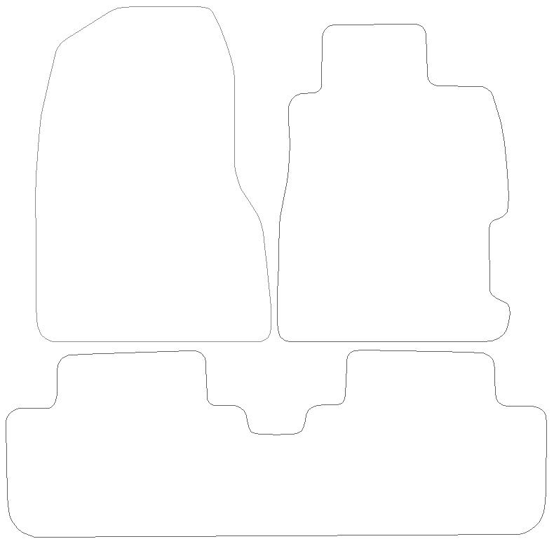 Honda Civic Graphite Luxury Mats 0 Clips (SS7151) Halfords UK