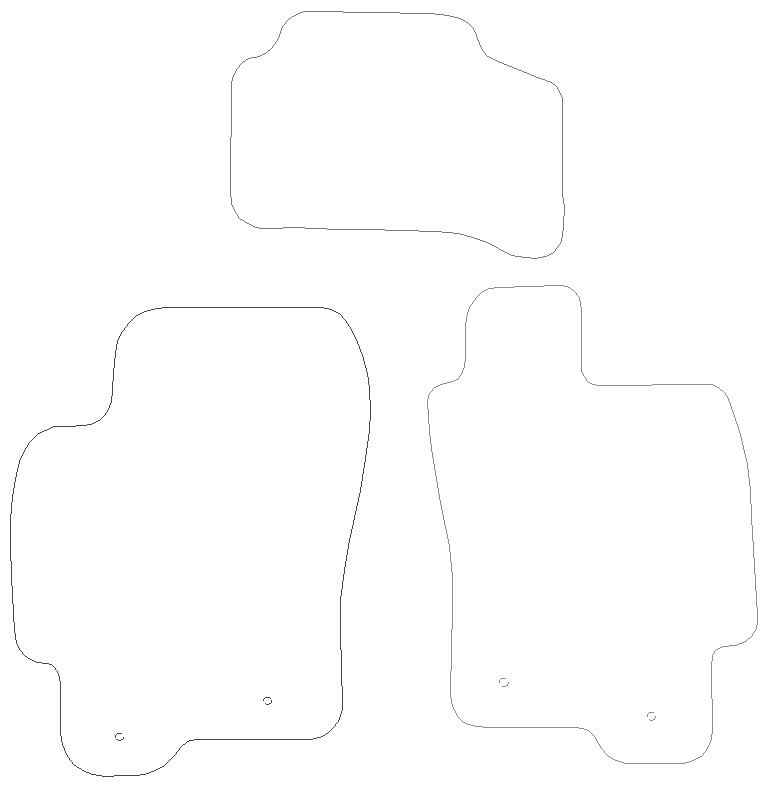 Jaguar X Type Graphite Luxury Mats 4 Clips (SS7173) Halfords UK