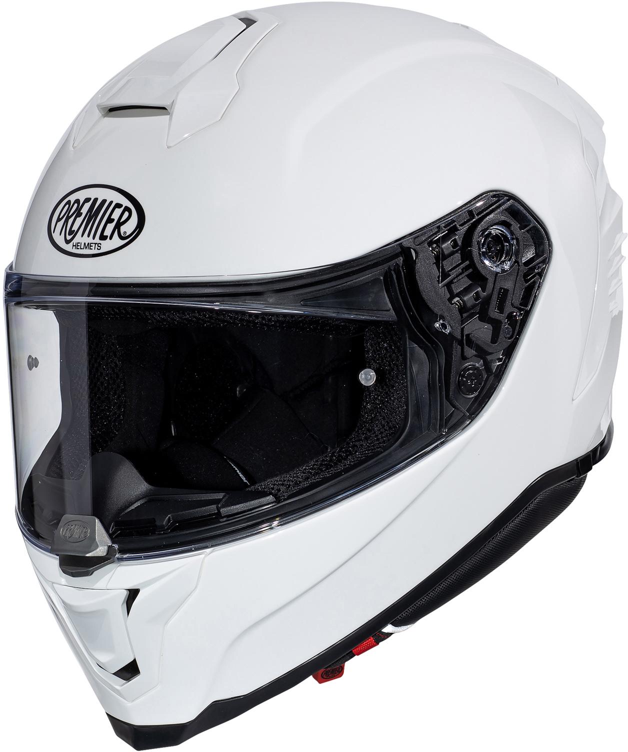 Premier Hyper Full Face Motorcycle Helmet White Halfords UK