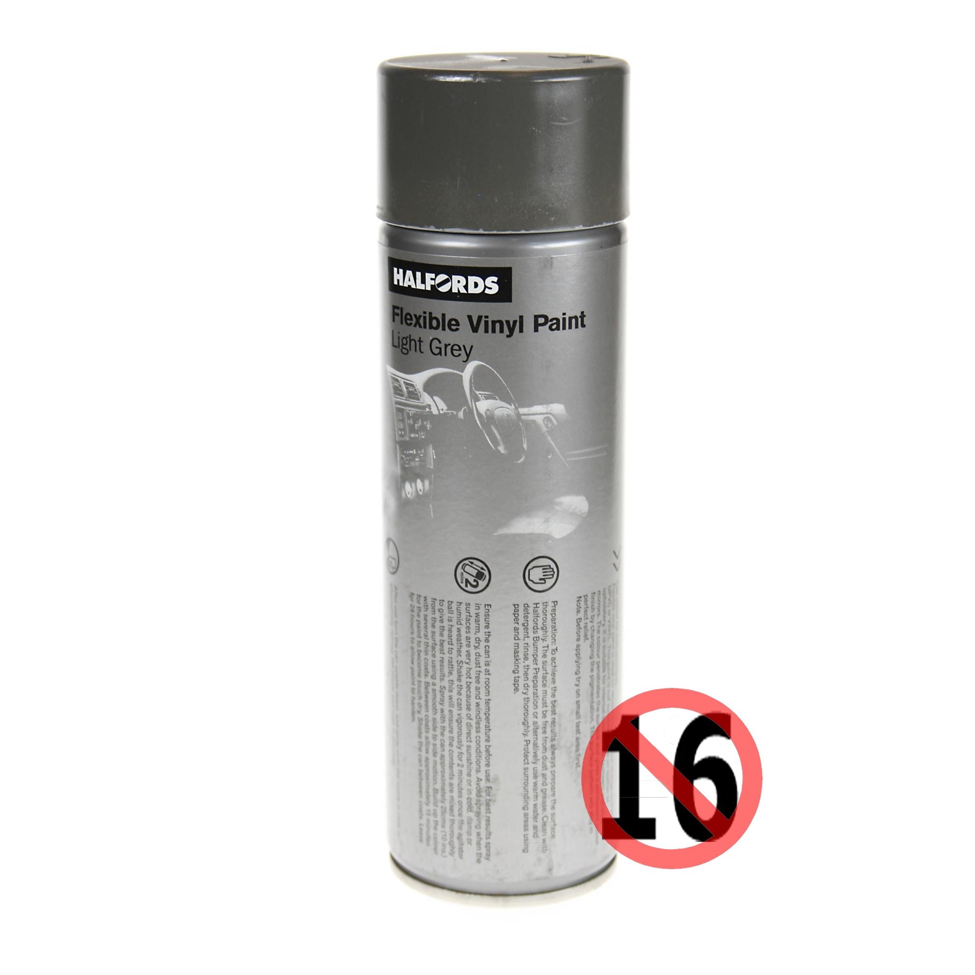 Halfords Flexible Vinyl Paint Light Grey Halfords UK