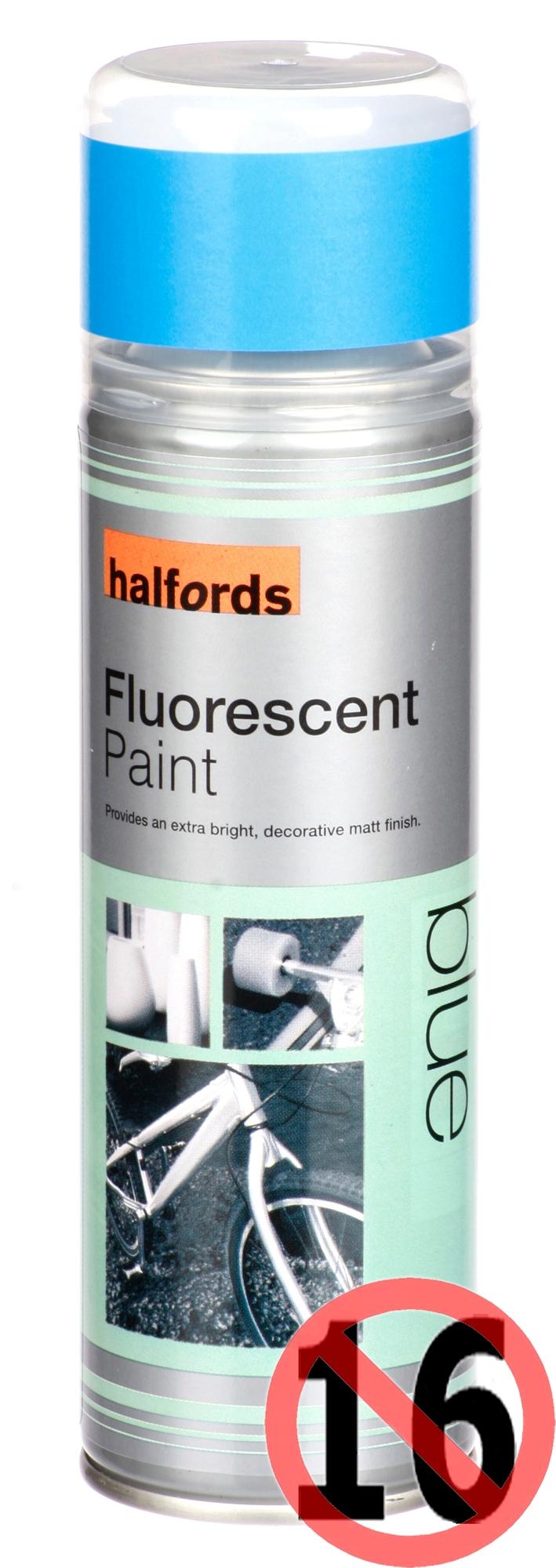 Halfords Fluorescent Blue Paint 300ml Halfords UK