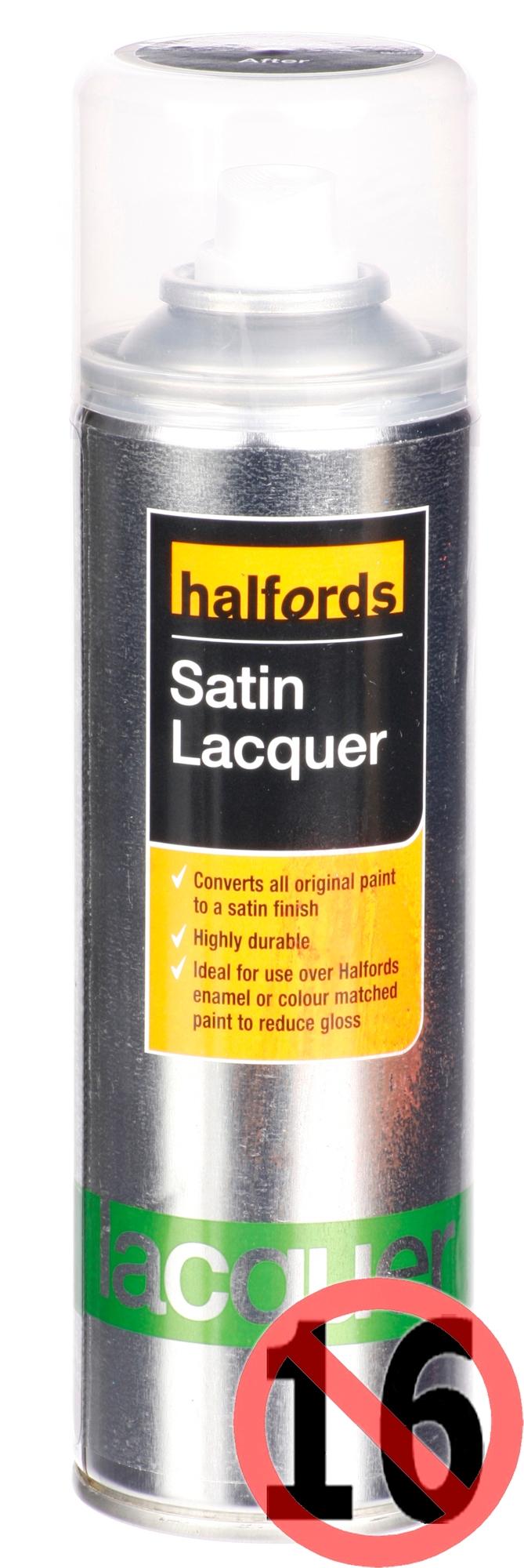 Halfords Satin Lacquer 300ml Halfords UK