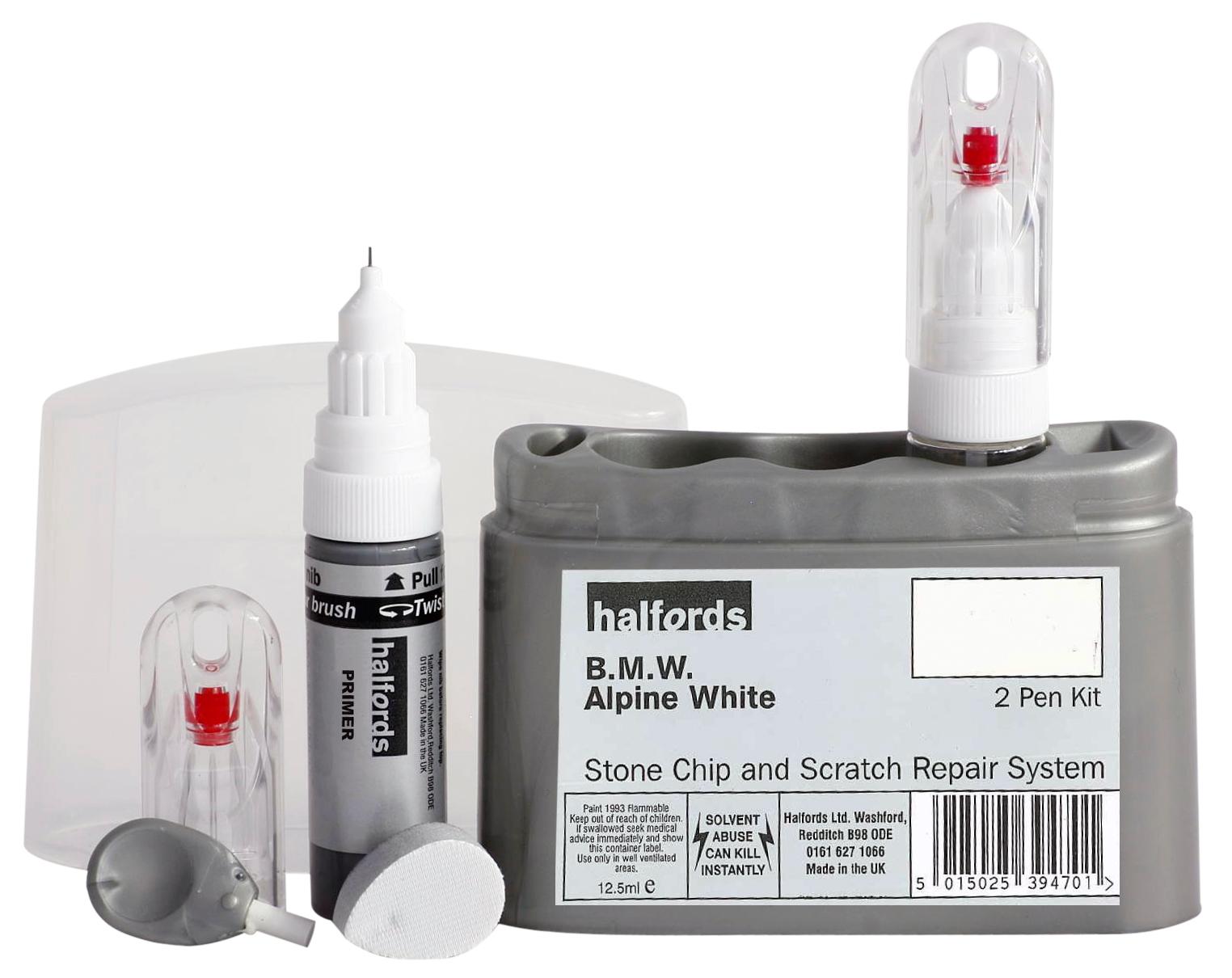 Halfords BMW Alpine White Scratch & Chip Repair Kit Halfords UK