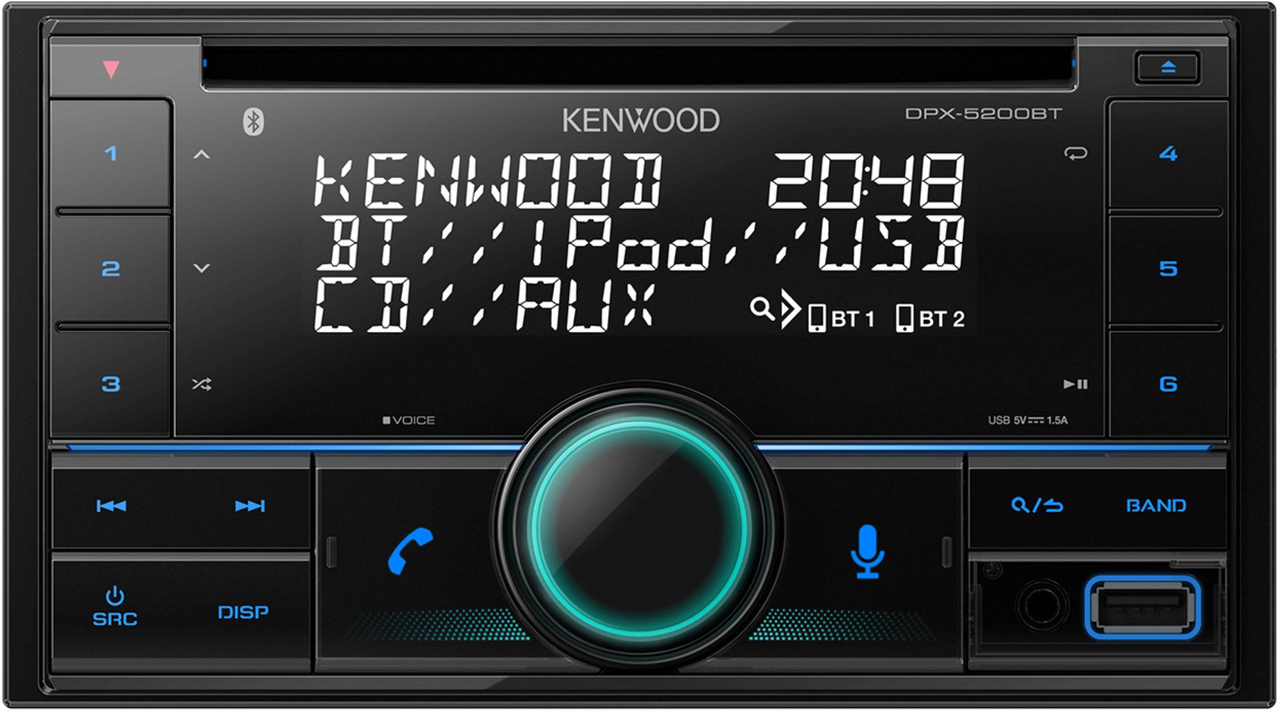 Kenwood DPX5200BT Bluetooth FM Car Stereo Halfords UK