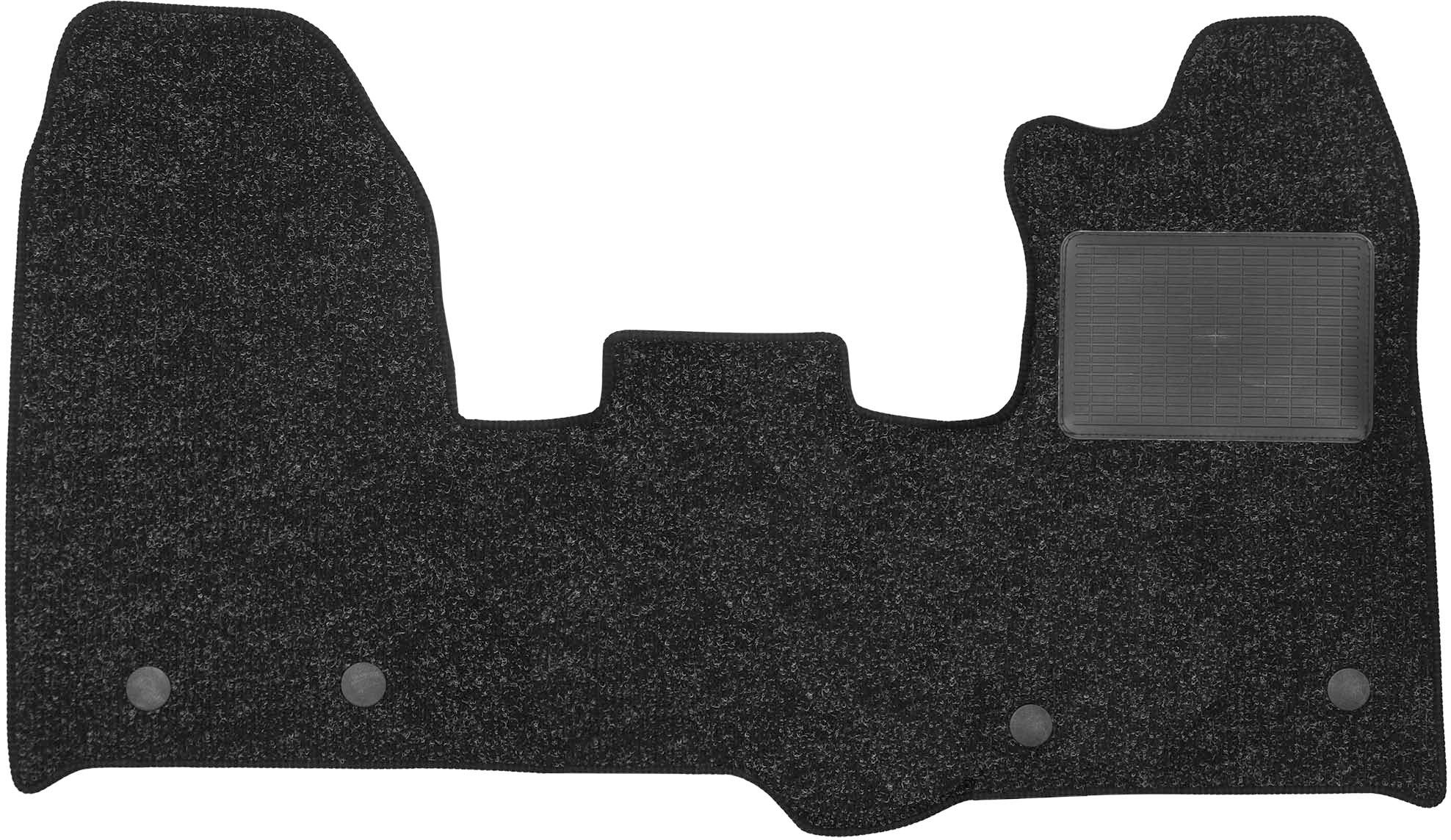 Halfords Ford Transit Custom Heavy Duty Carpet Van Mat 4 Clips