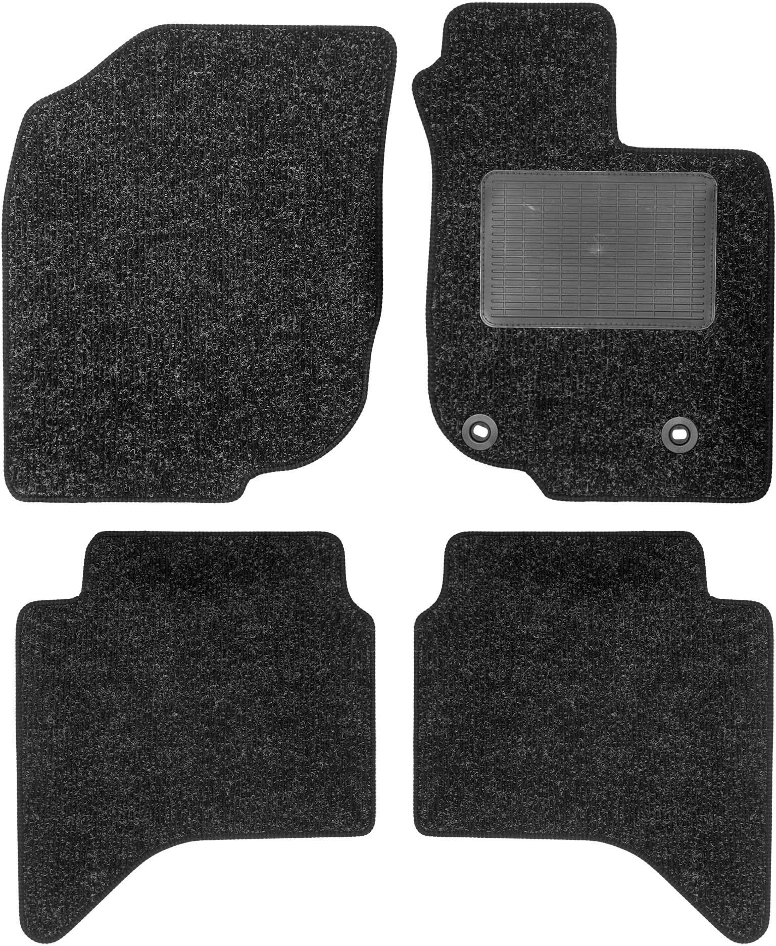 Halfords Toyota HiLux Double Cab Heavy Duty Carpet Van Mat 2 Clips