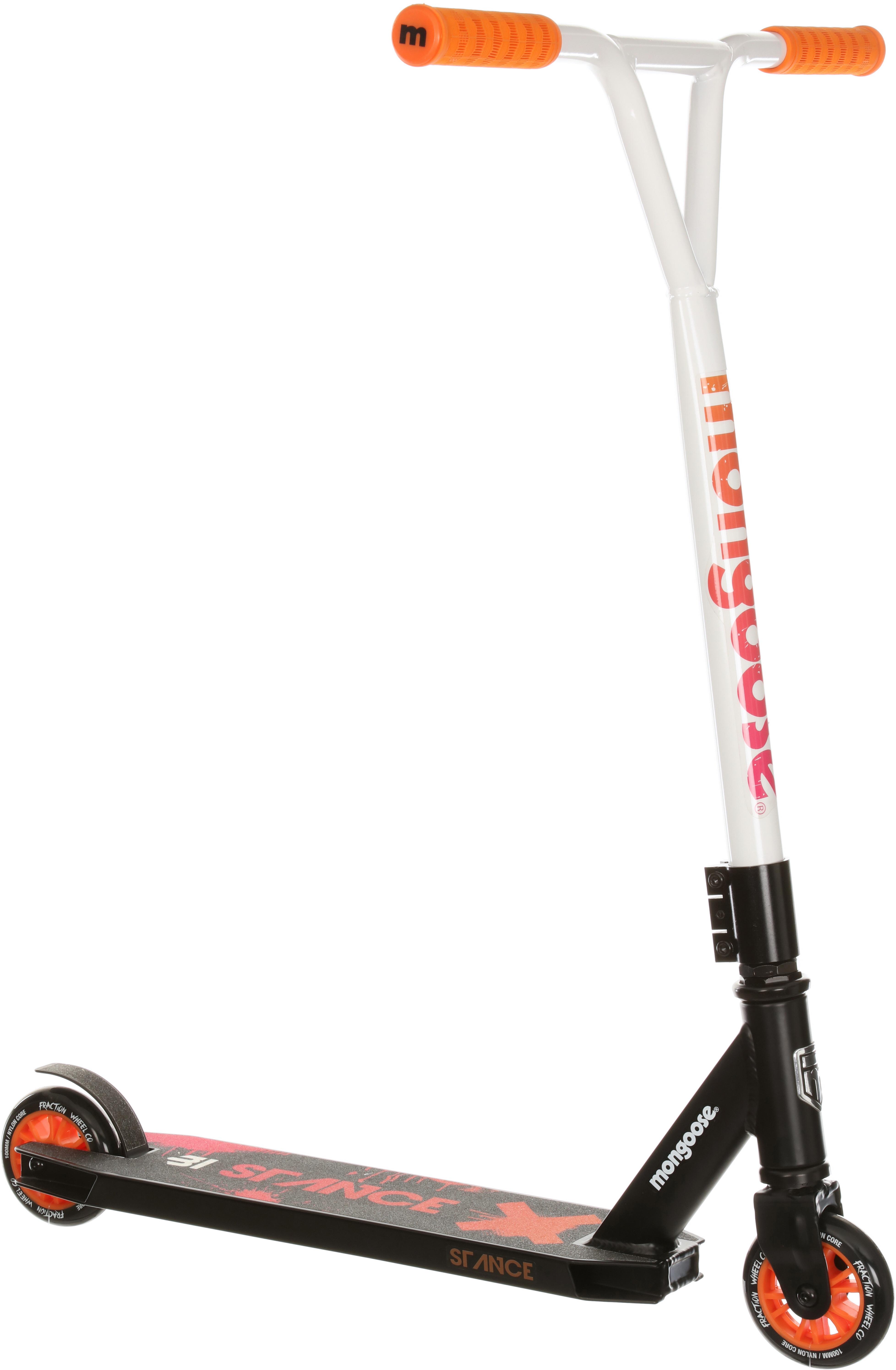 Mongoose Stance Stunt Scooter 2021 Orange/White Halfords UK