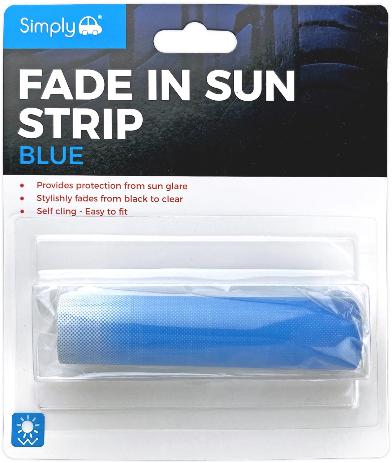Simply Fade In Sun Strip Blue Top Tint Halfords UK