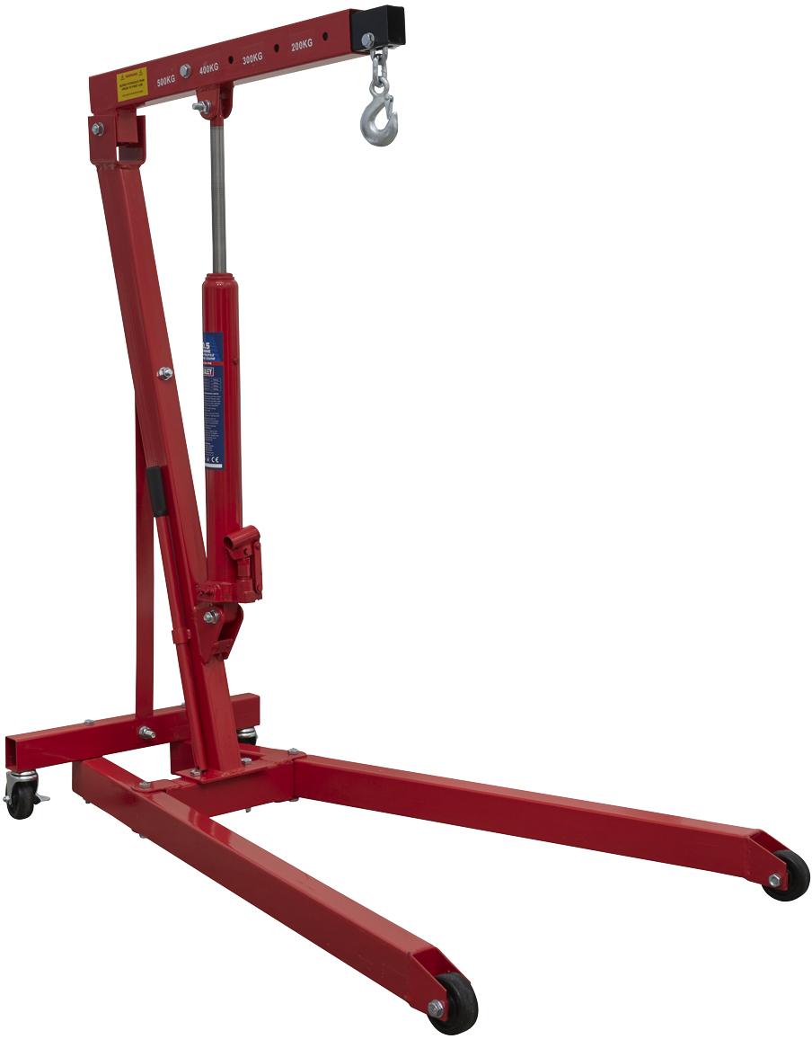 Sealey Low Profile Engine Crane 0.5T Halfords UK
