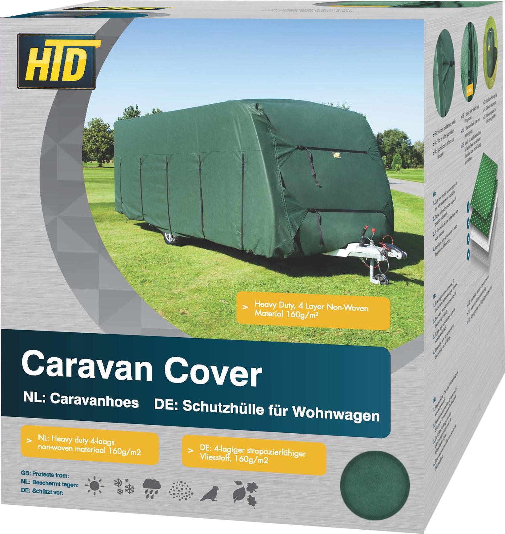 Caravan cover 700 750cm, 233cm wide Green Halfords UK