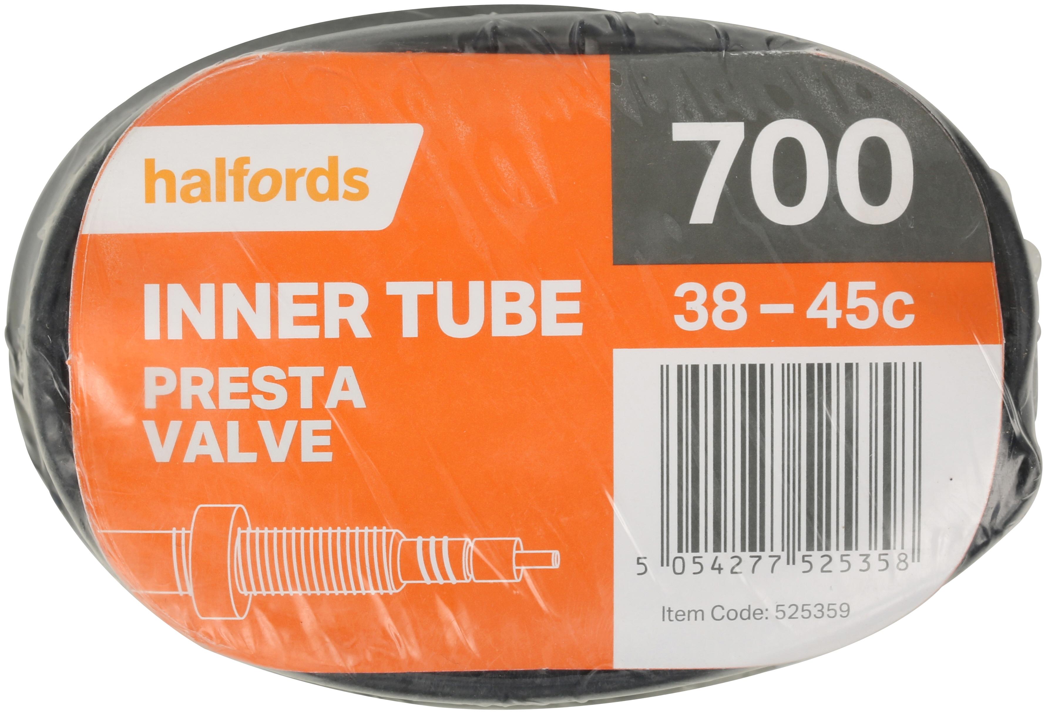 Halfords Bike Inner Tube, 700c x 38 45c, Presta