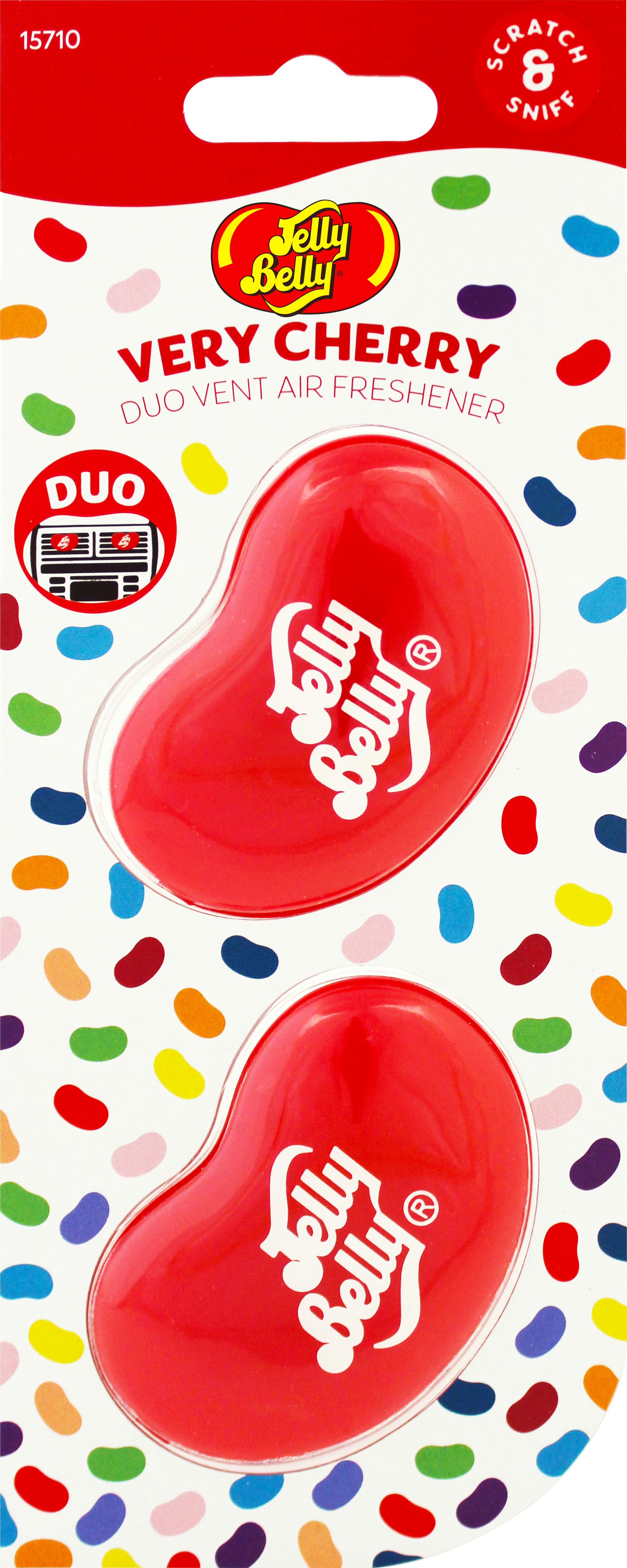 Jelly Belly Duo Vent Very Cherry Air Freshener (2 pack) Halfords UK