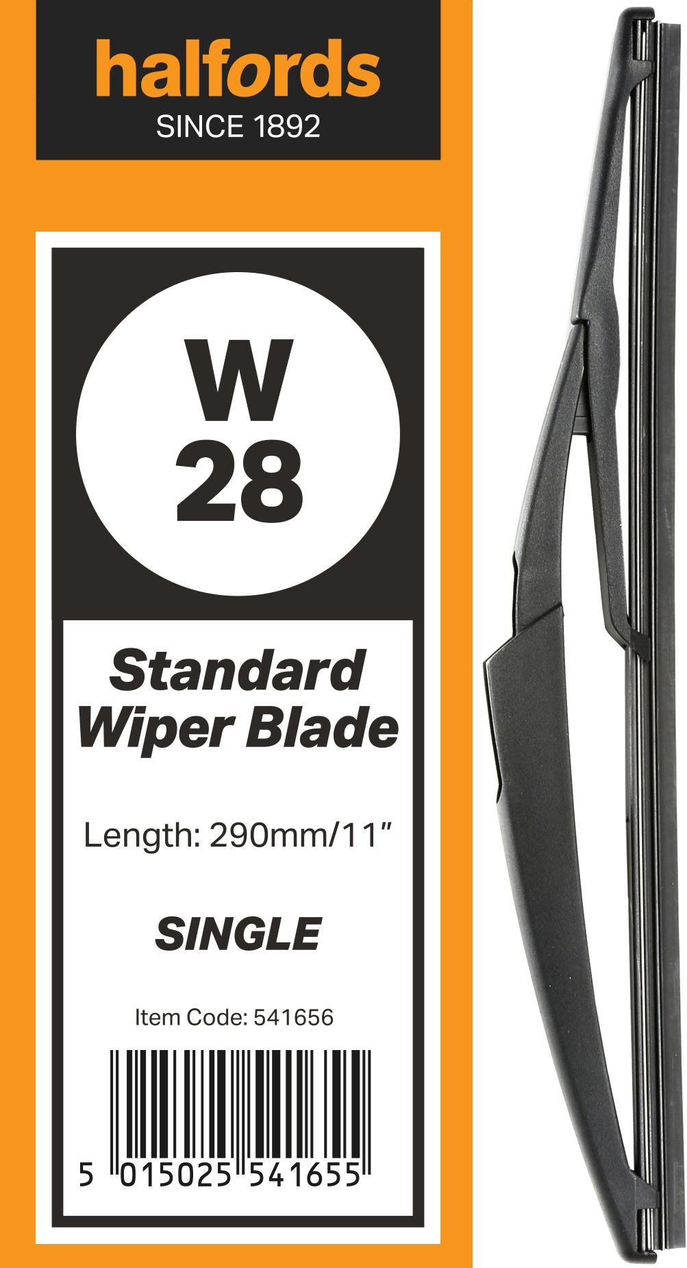 Halfords W28 Wiper Blade Single Halfords UK