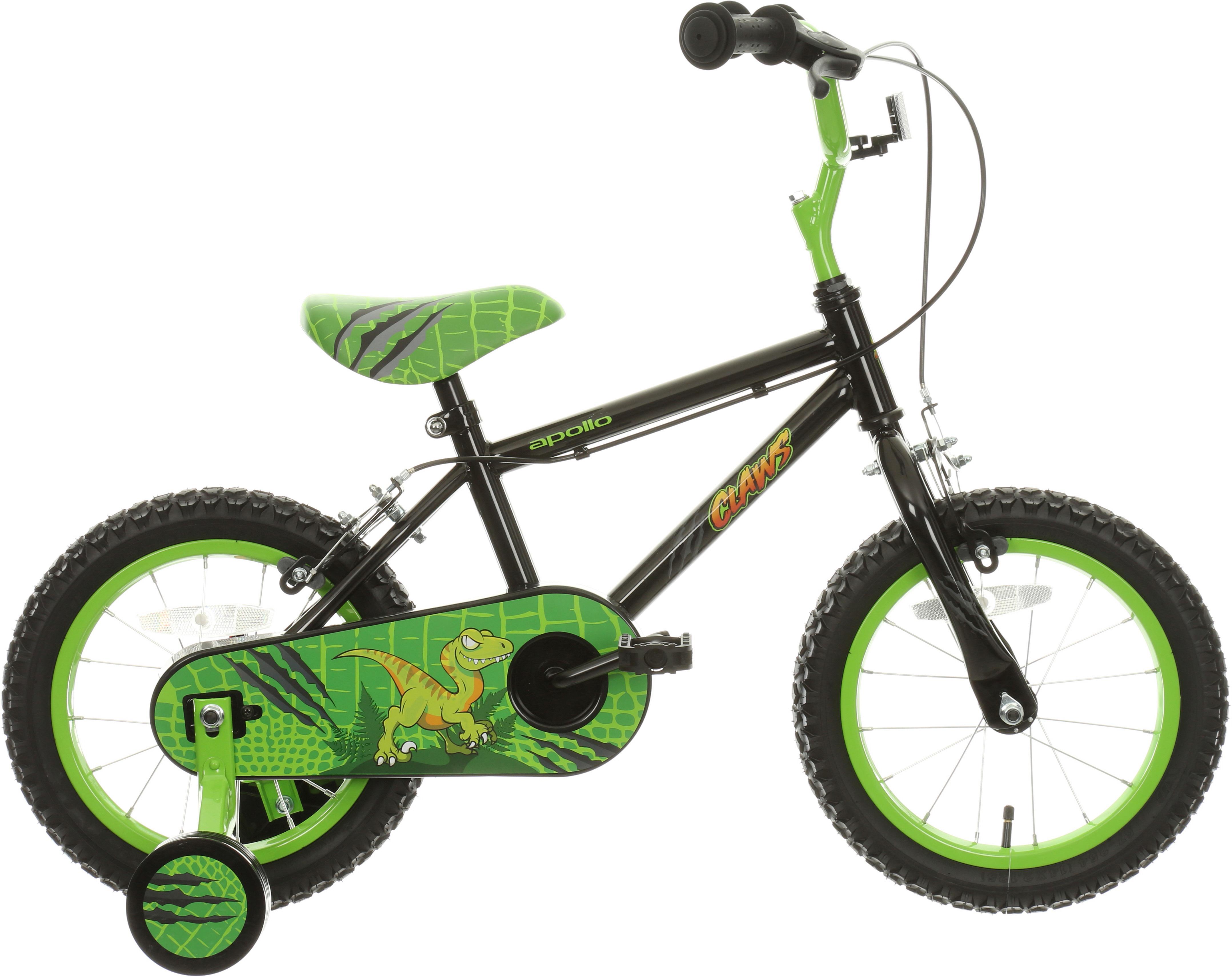 Second Hand Grade A Apollo Claws Kids Bike 14" Wheel 2018 Halfords UK