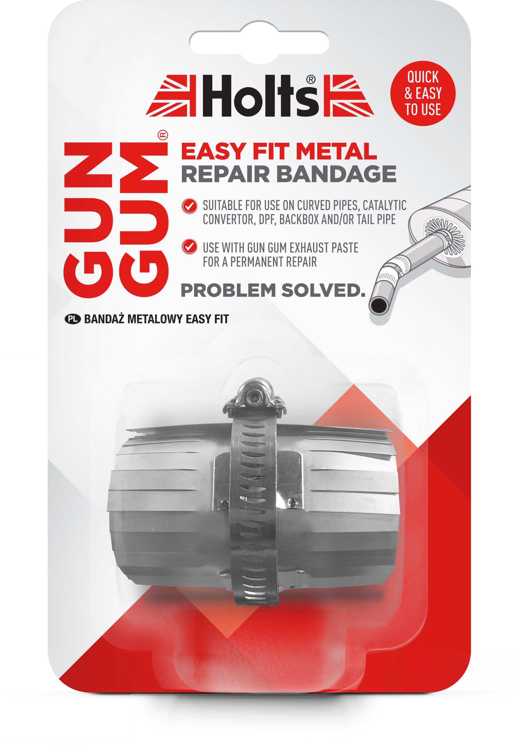 Holts Gun Gum Easy Fit Metal Repair Bandage Halfords UK
