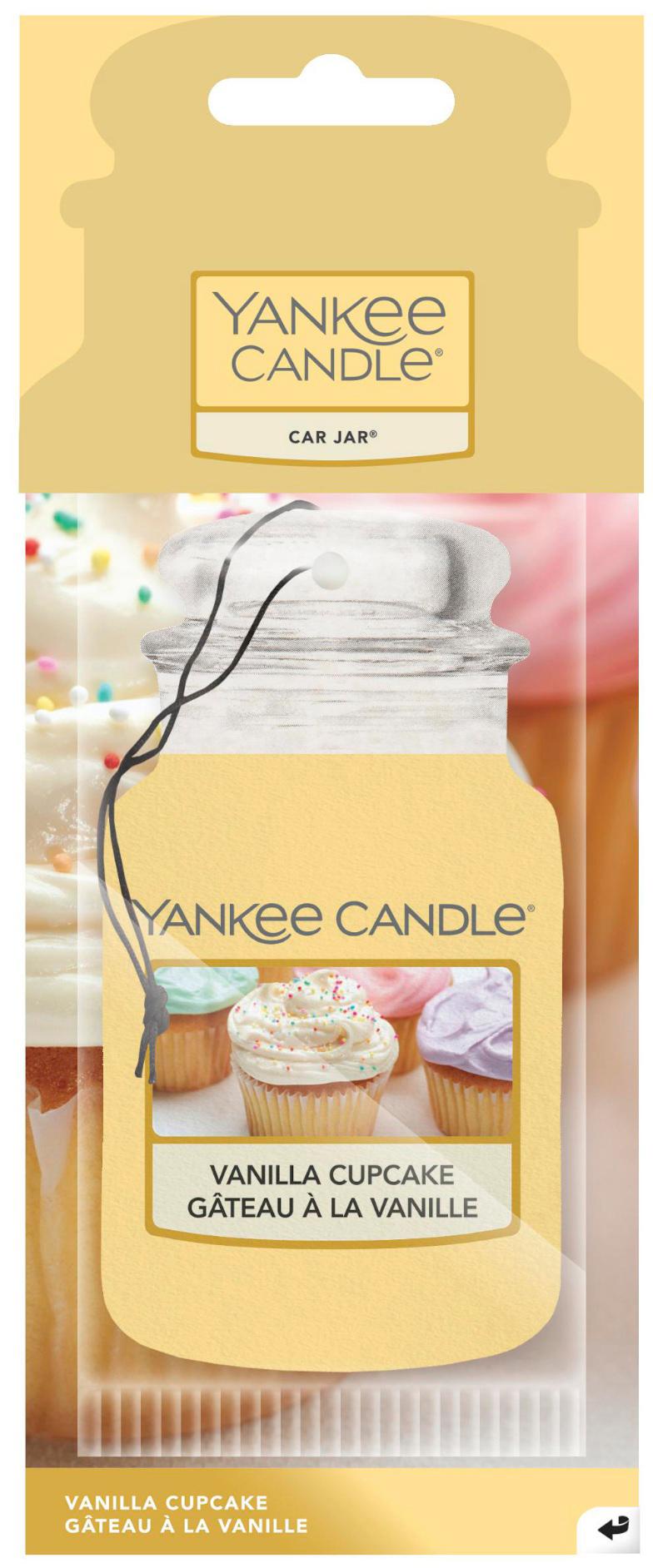 Yankee Candle Car Jar Air Freshener Vanilla Cupcake Halfords UK