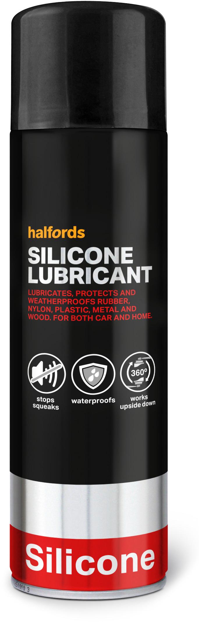 Halfords Silicone Spray Lubricant 500ml Halfords UK