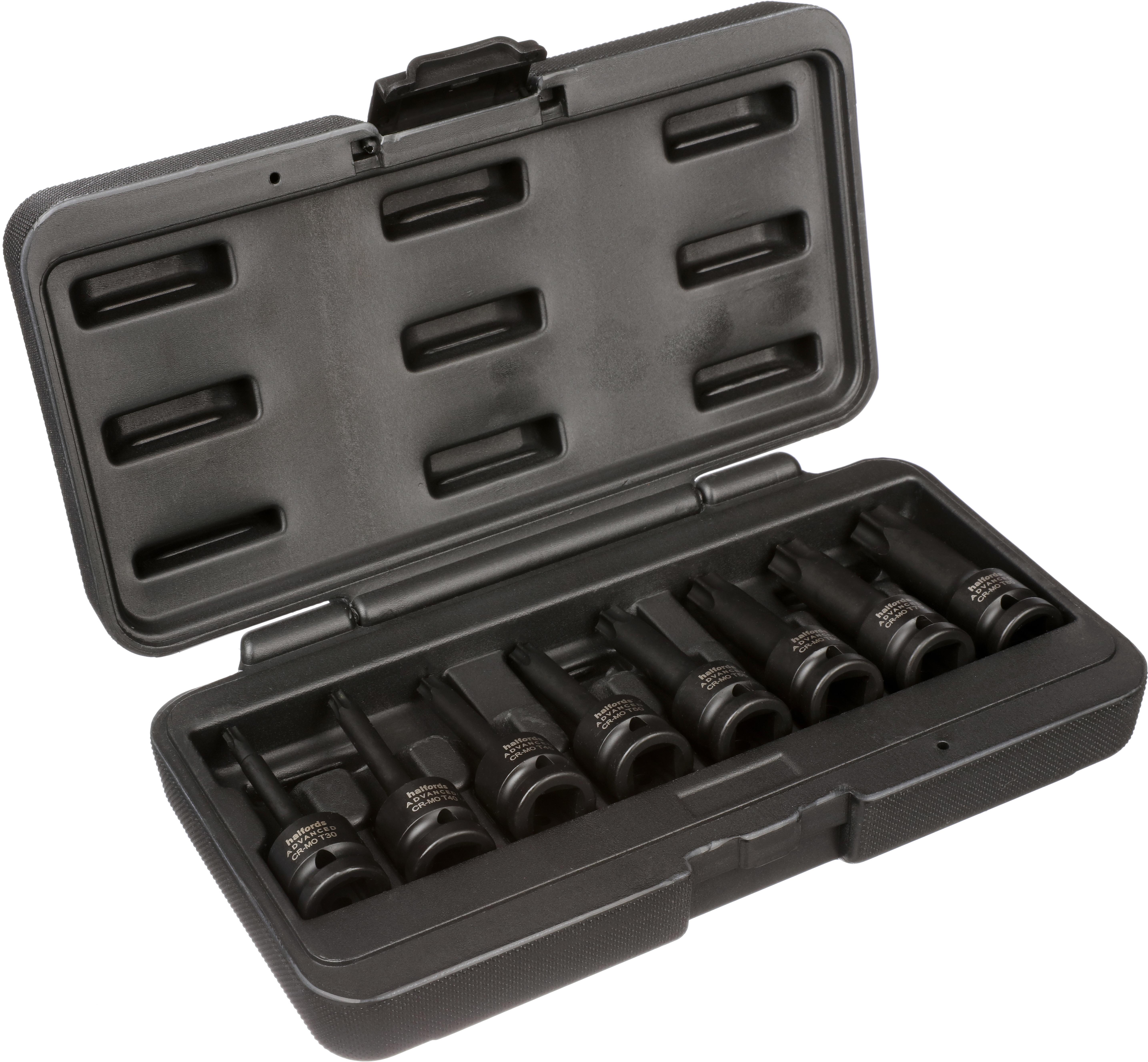 Halfords Advanced 8 Piece Impact Torx Set 1/2" Drive Halfords UK