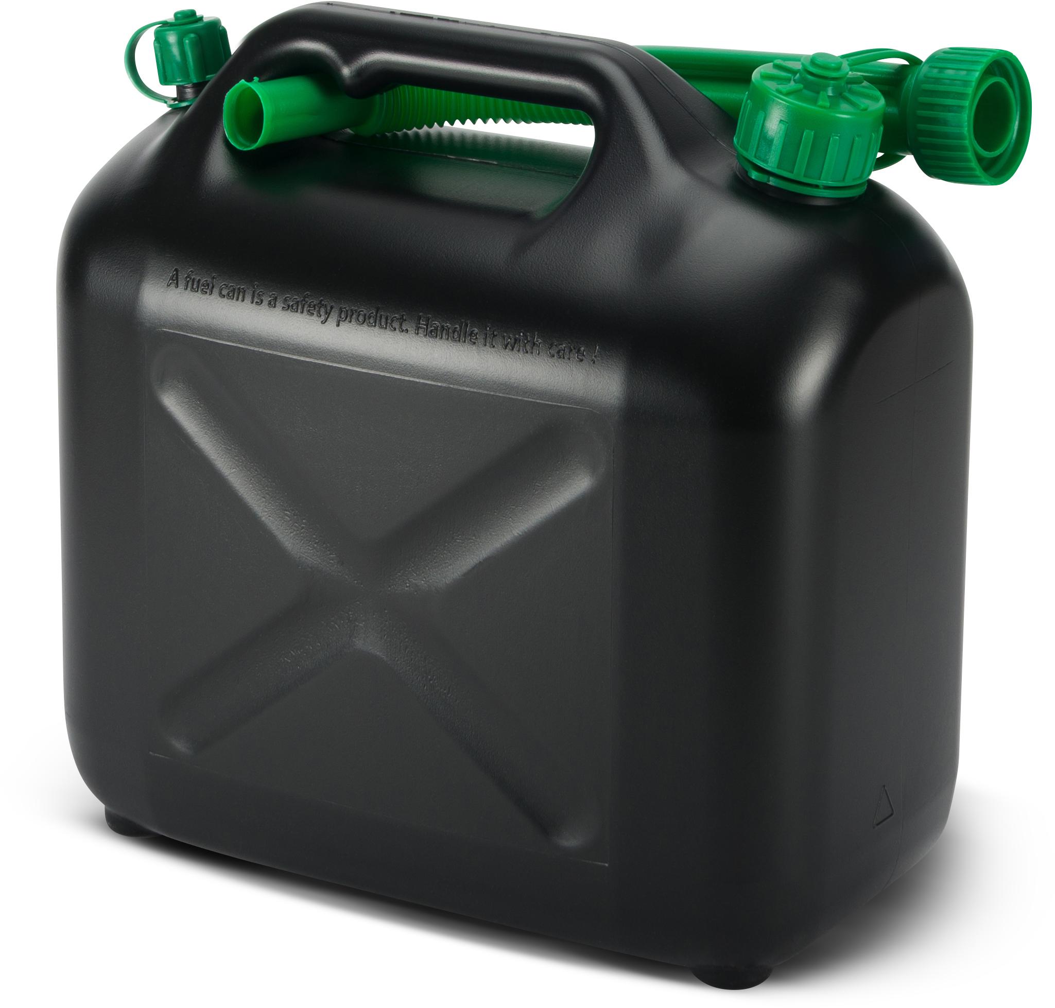 Halfords 10L Fuel Can with Air Vent Black Halfords UK