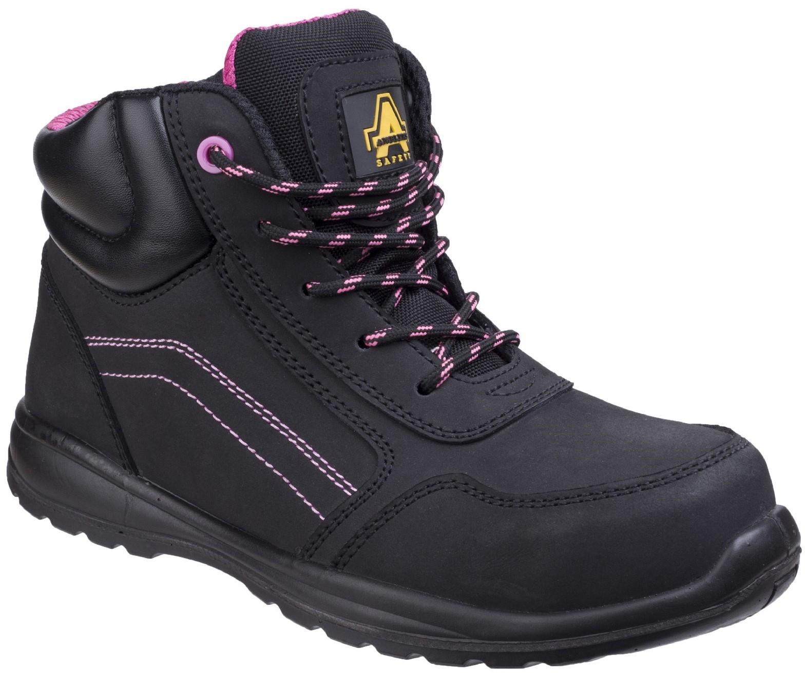 Ambler Lydia Safety Boot with Zip Black Halfords UK