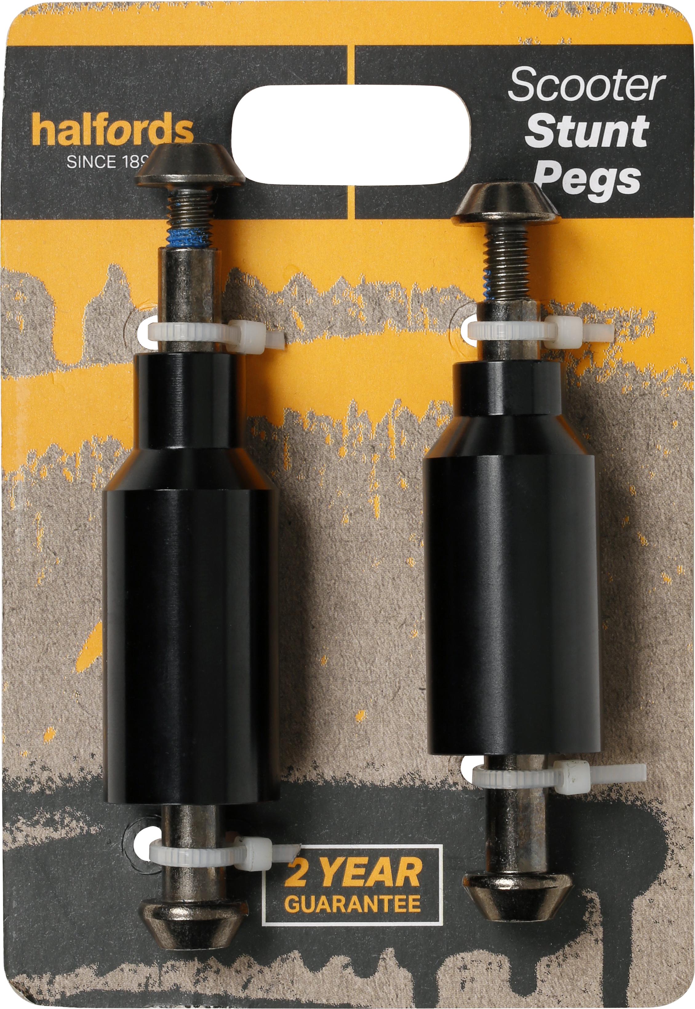 Halfords Scooter Stunt Pegs Black Halfords UK