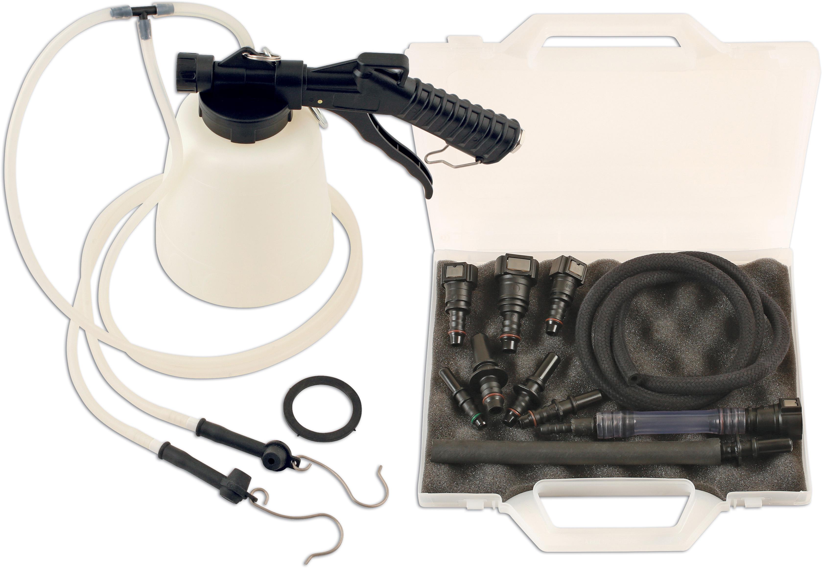 Laser Pneumatic Diesel Bleeding Kit & Vacuum Fluid Extractor Halfords UK