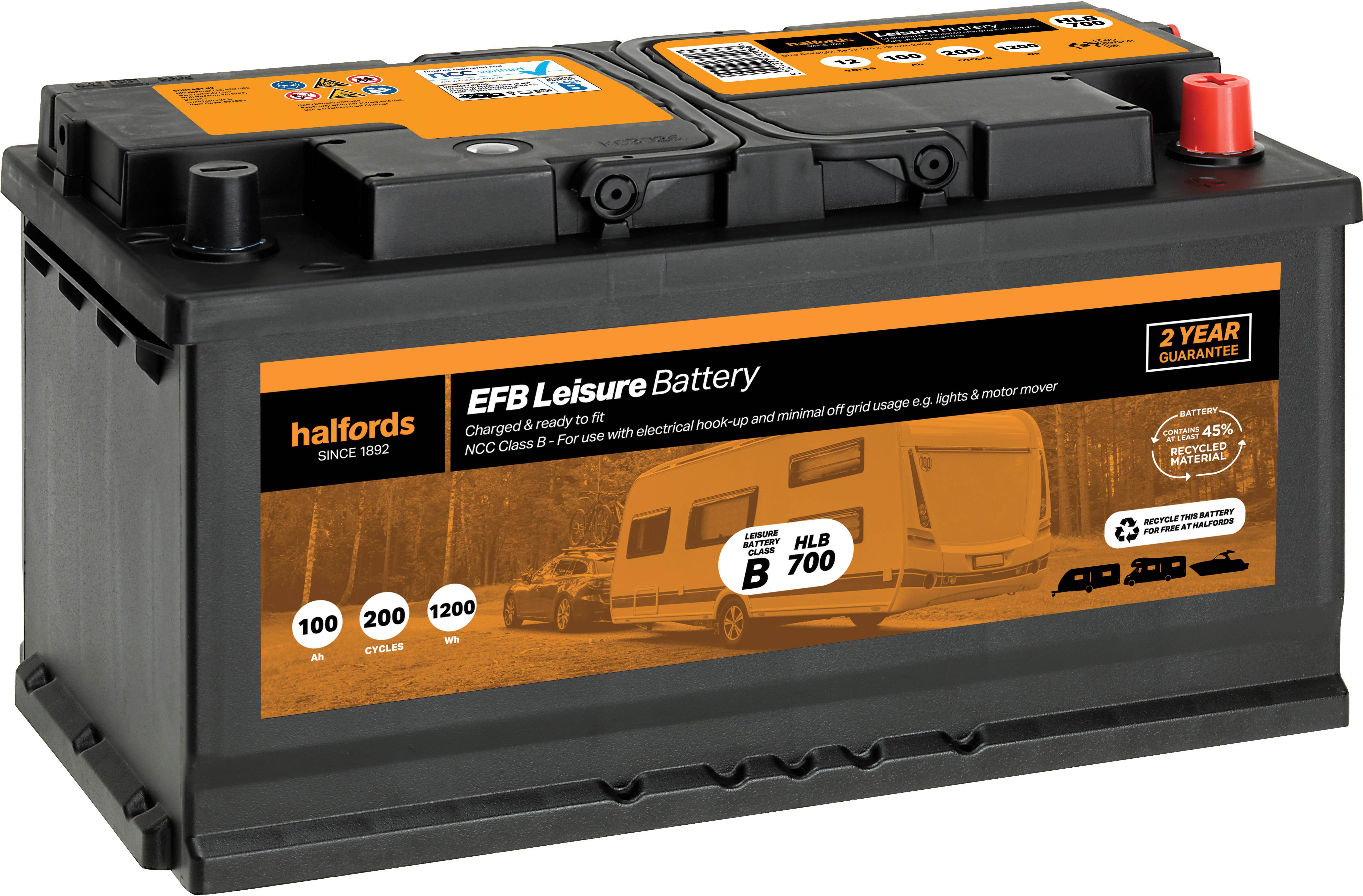 Halfords Leisure Battery HLB700 Halfords UK