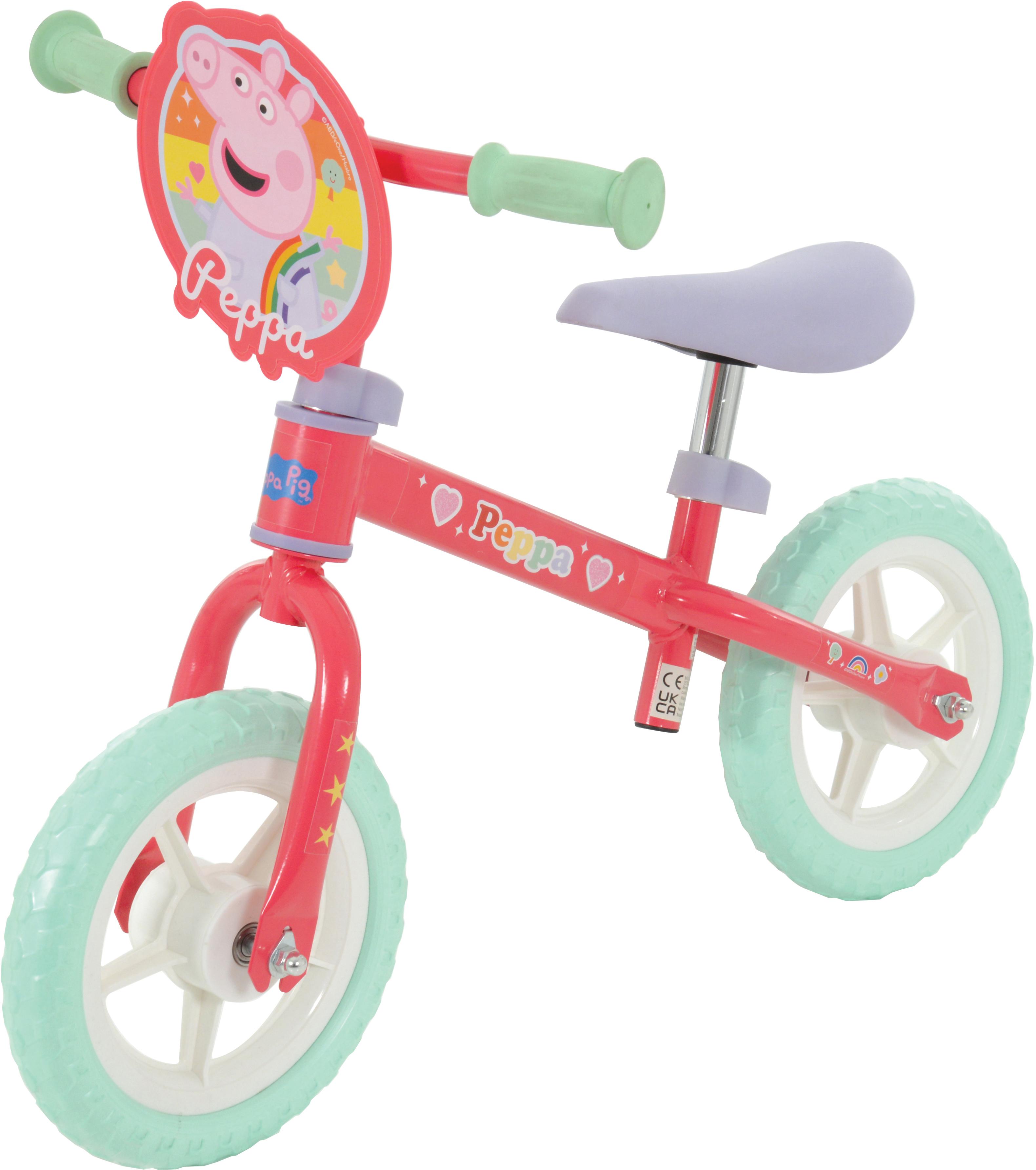Peppa Pig Balance Bike 10" Wheel Halfords UK