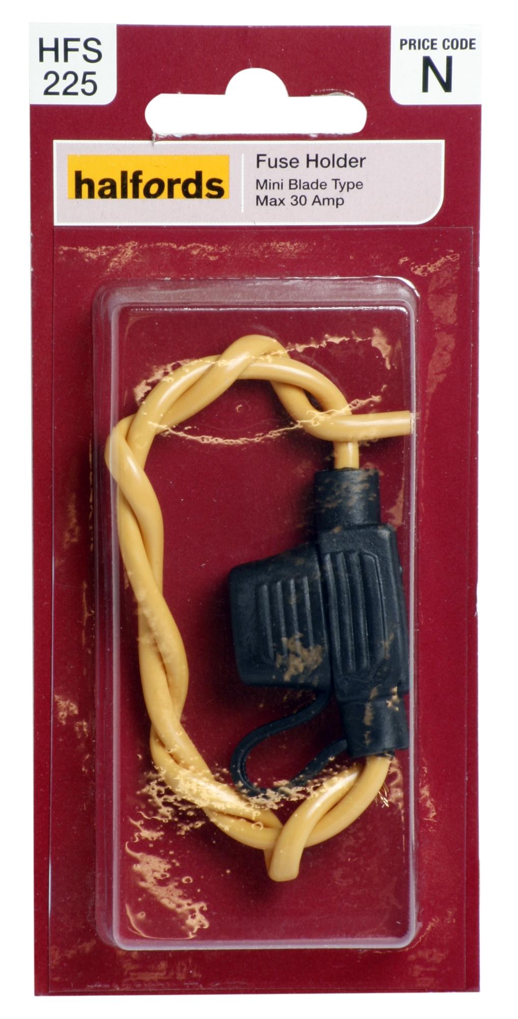 Halfords Mini Blade Fuse Holder (HFS225) Halfords UK