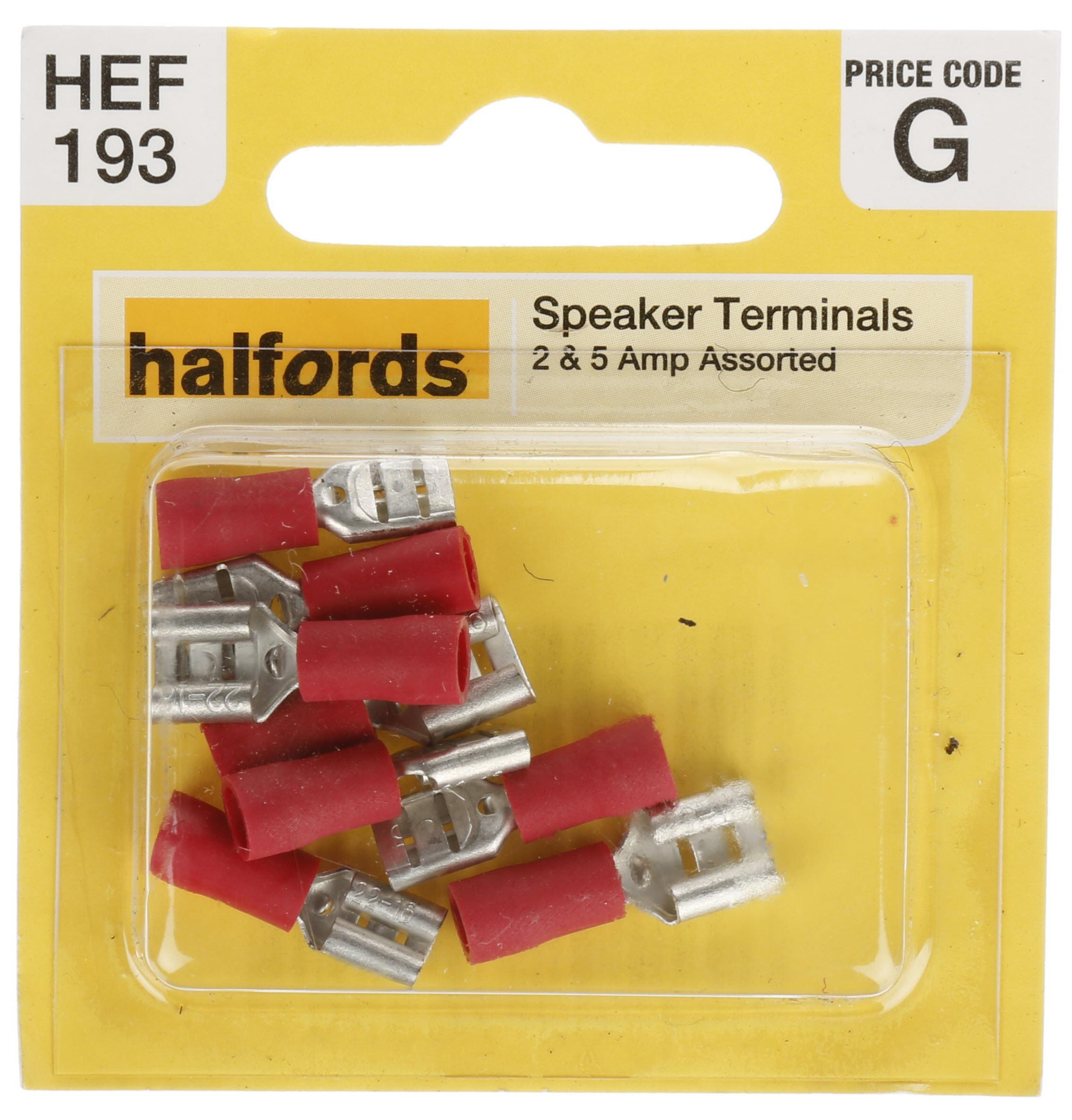 Halfords Assorted 2 & 5 Amp Speaker Terminals (ELEC111) Halfords UK