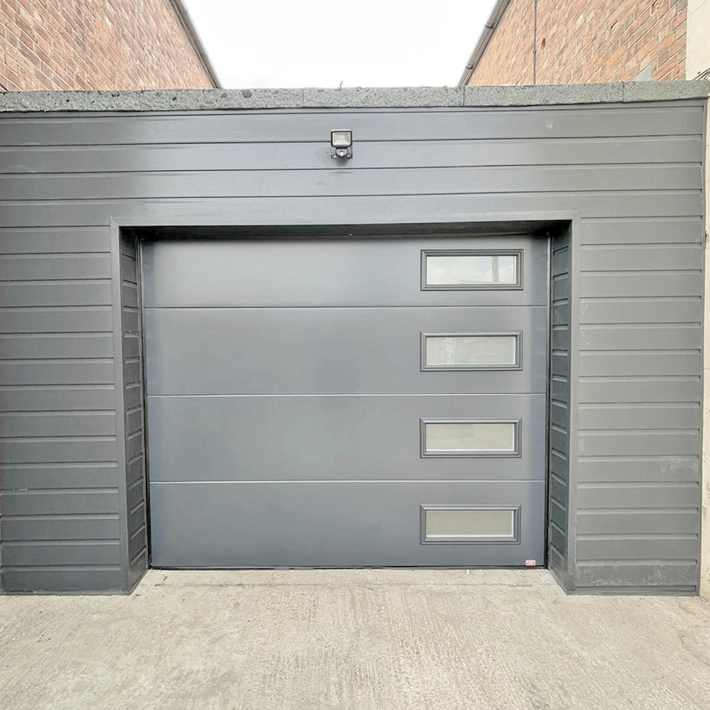 Birkdale Contemporary Garage Door Grey, Supply Only Halfords UK