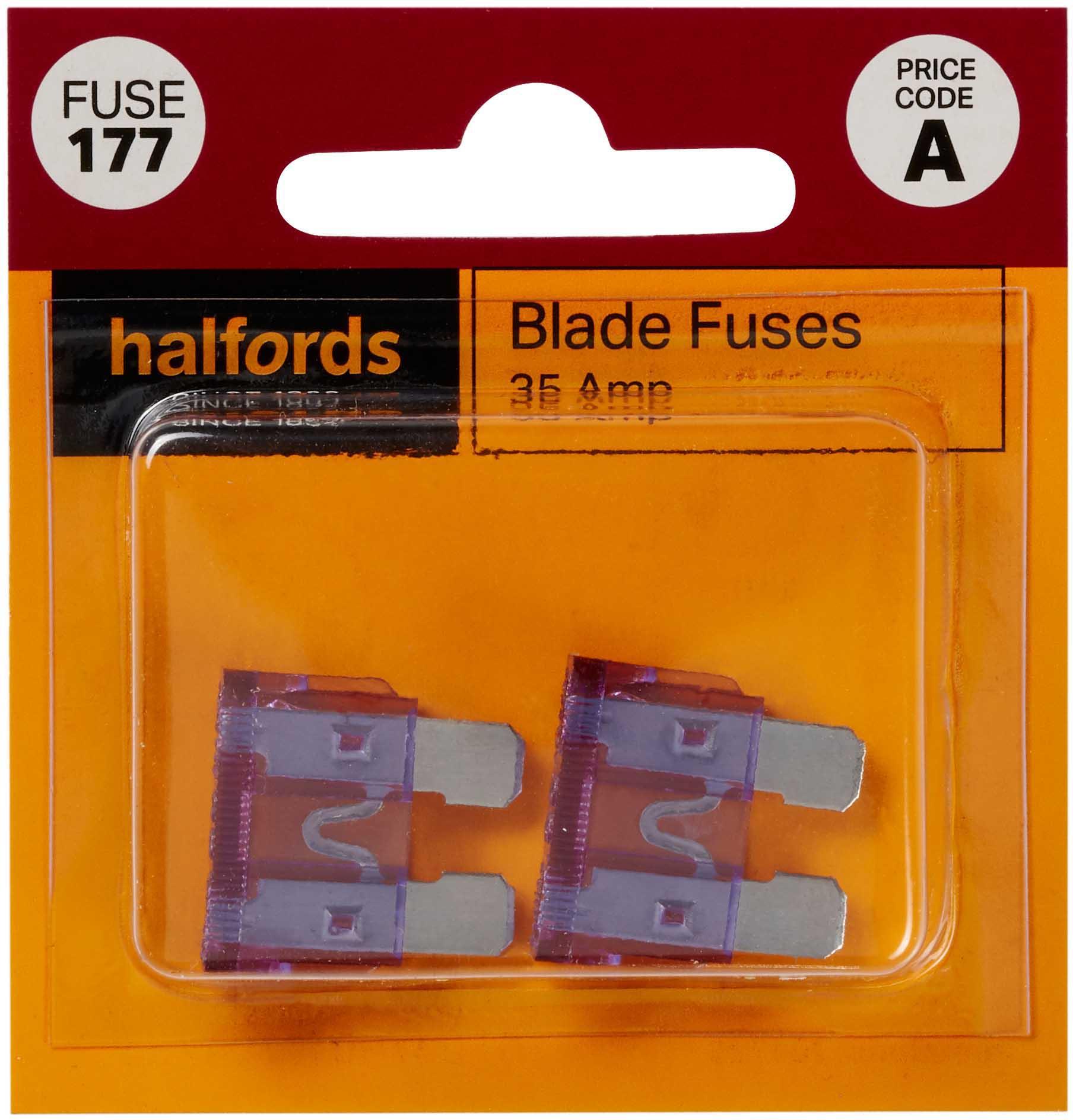 Halfords Blade Fuses 35 Amp (FUSE177) Halfords UK