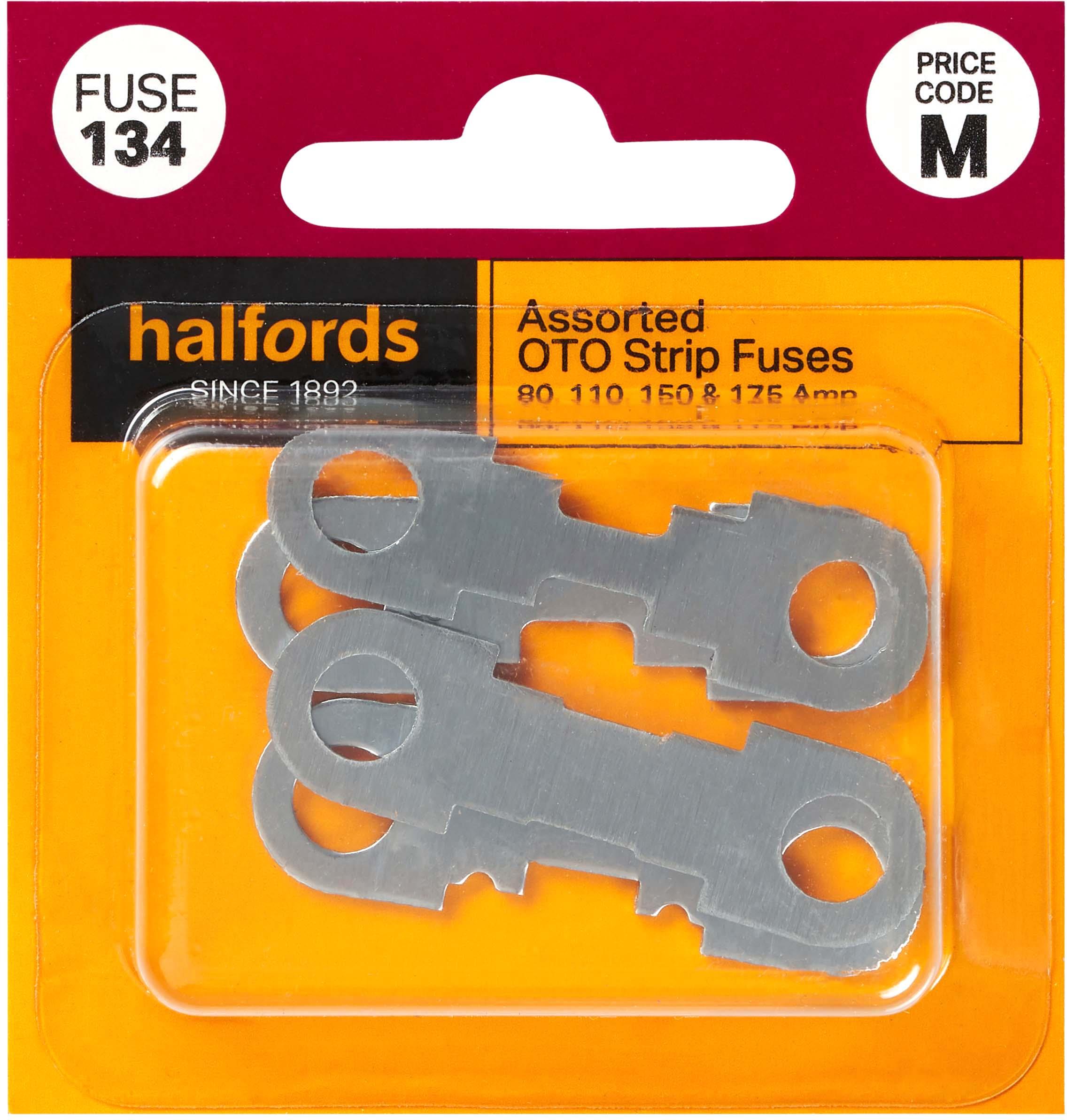 Halfords Assorted OTO Strip Fuses 80>175 Amp (FUSE134) Halfords UK
